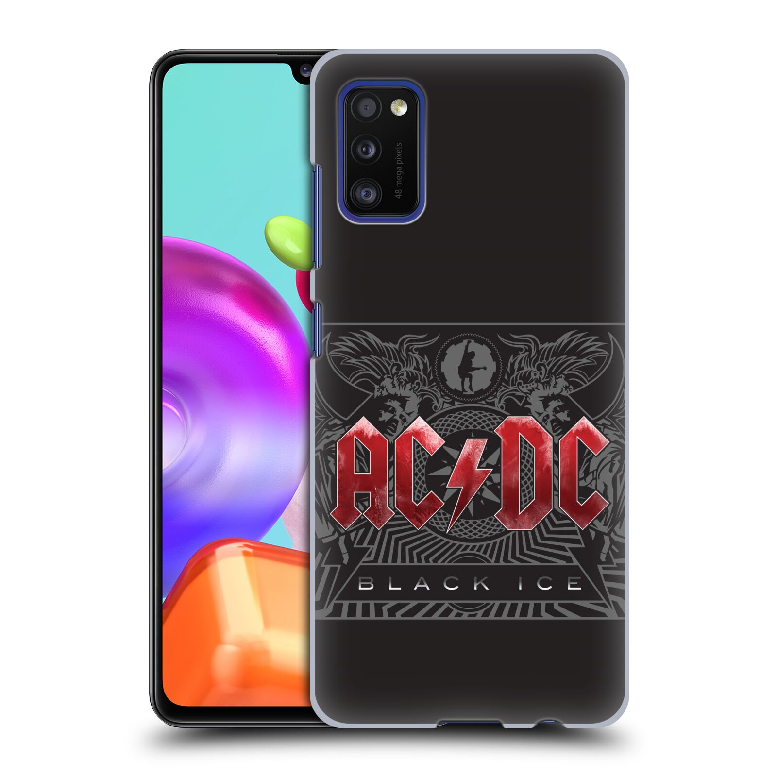 Plastové pouzdro na mobil Samsung Galaxy A41 - Head Case - AC/DC Black Ice