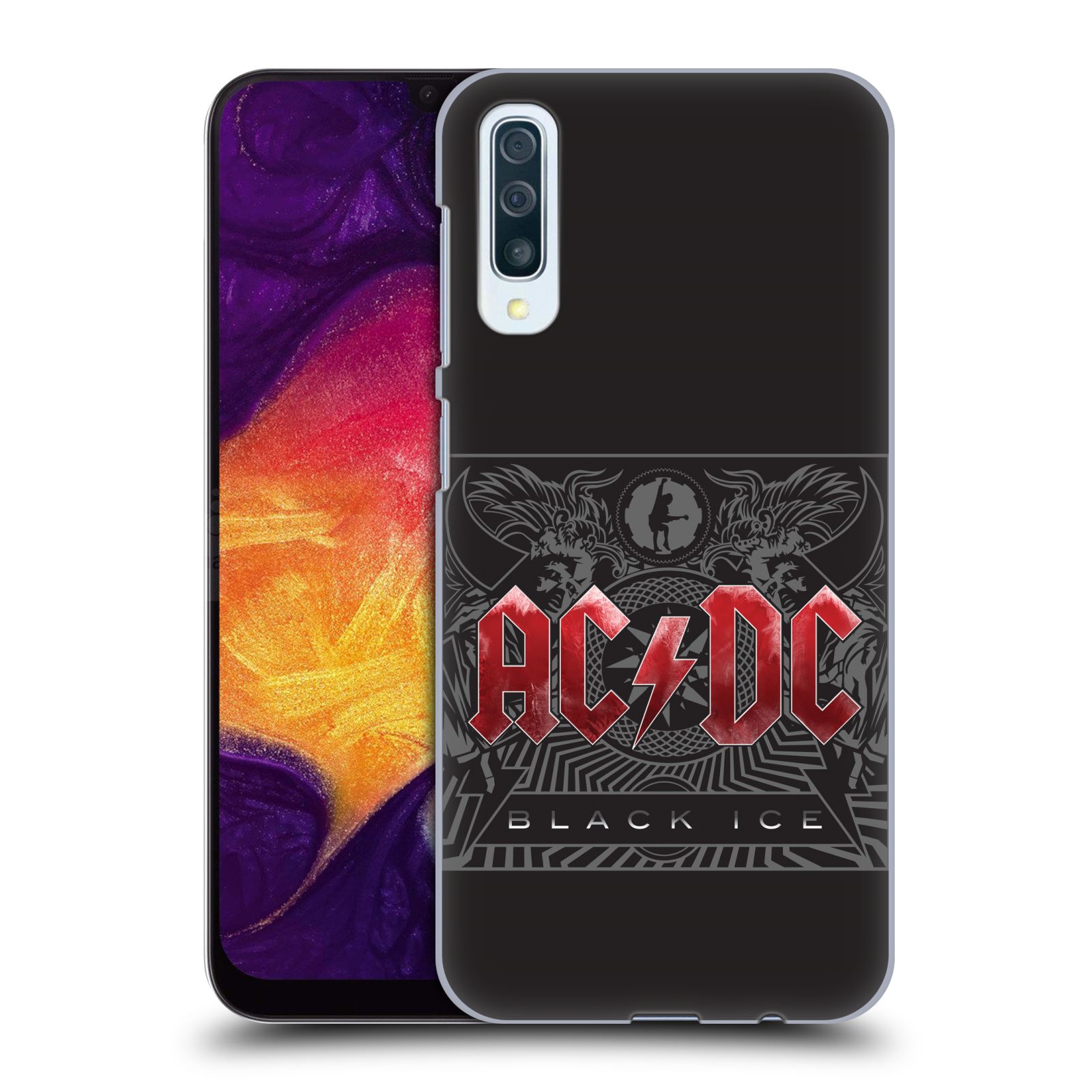 Plastové pouzdro na mobil Samsung Galaxy A50 / A30s - Head Case - AC/DC Black Ice