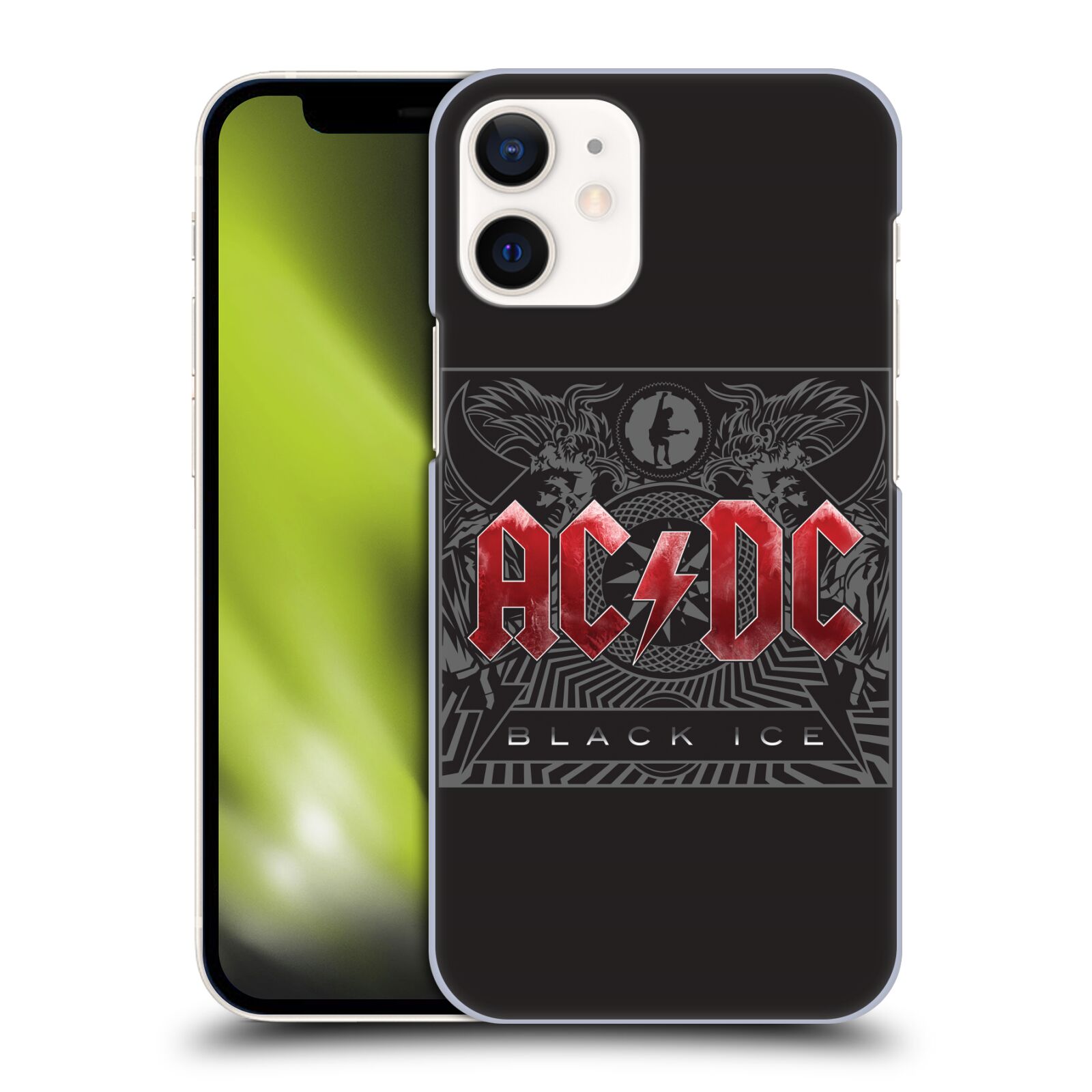 Plastové pouzdro na mobil Apple iPhone 12 Mini - Head Case - AC/DC Black Ice
