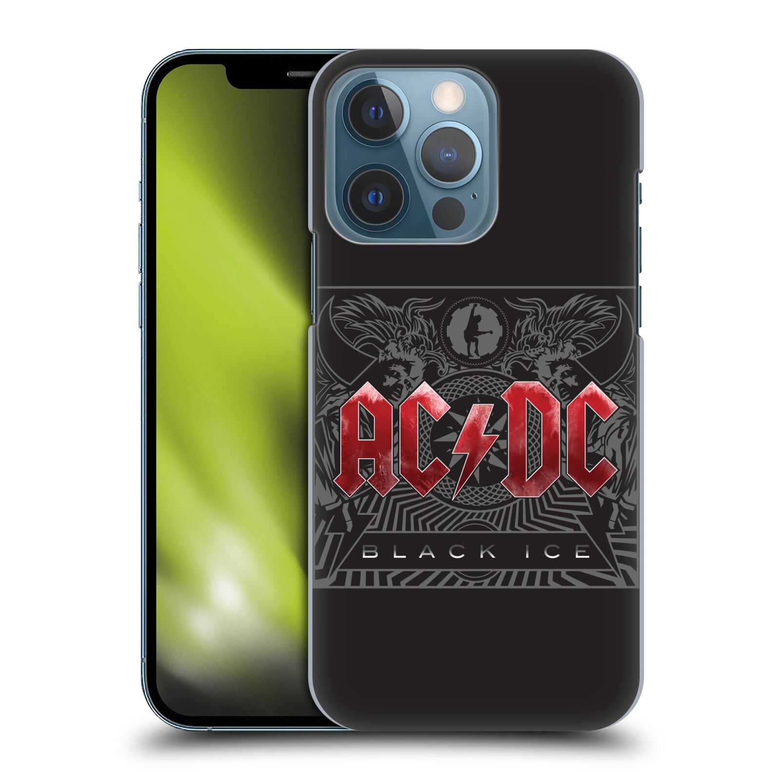 Plastové pouzdro na mobil Apple iPhone 13 Pro - Head Case - AC/DC Black Ice