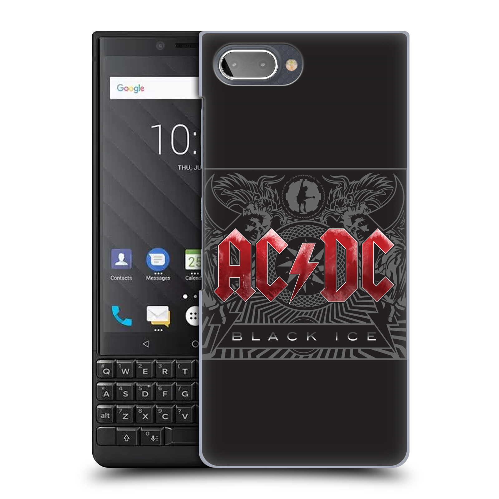 Plastové pouzdro na mobil Blackberry Key 2 - Head Case - AC/DC Black Ice