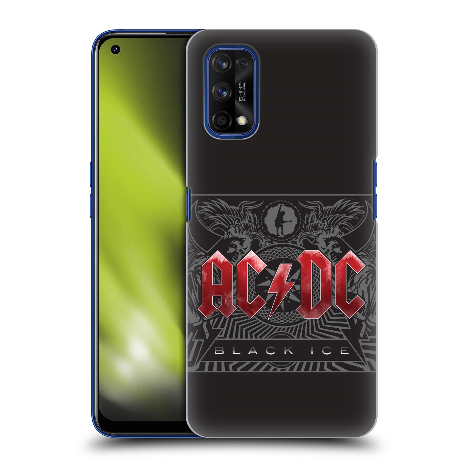 Plastové pouzdro na mobil Realme 7 Pro - Head Case - AC/DC Black Ice