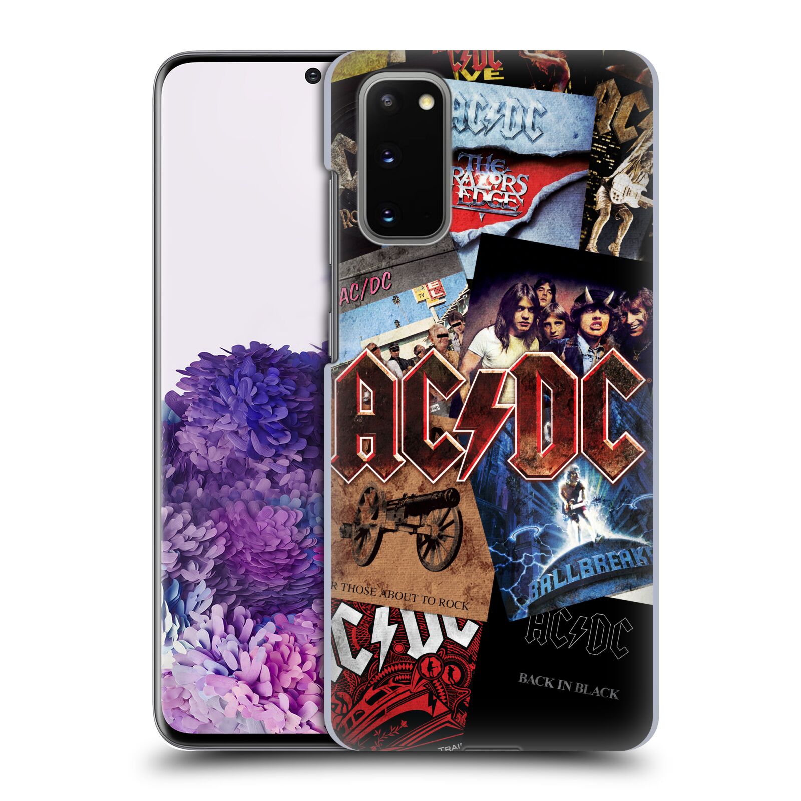 Plastové pouzdro na mobil Samsung Galaxy S20 - Head Case - AC/DC Koláž desek