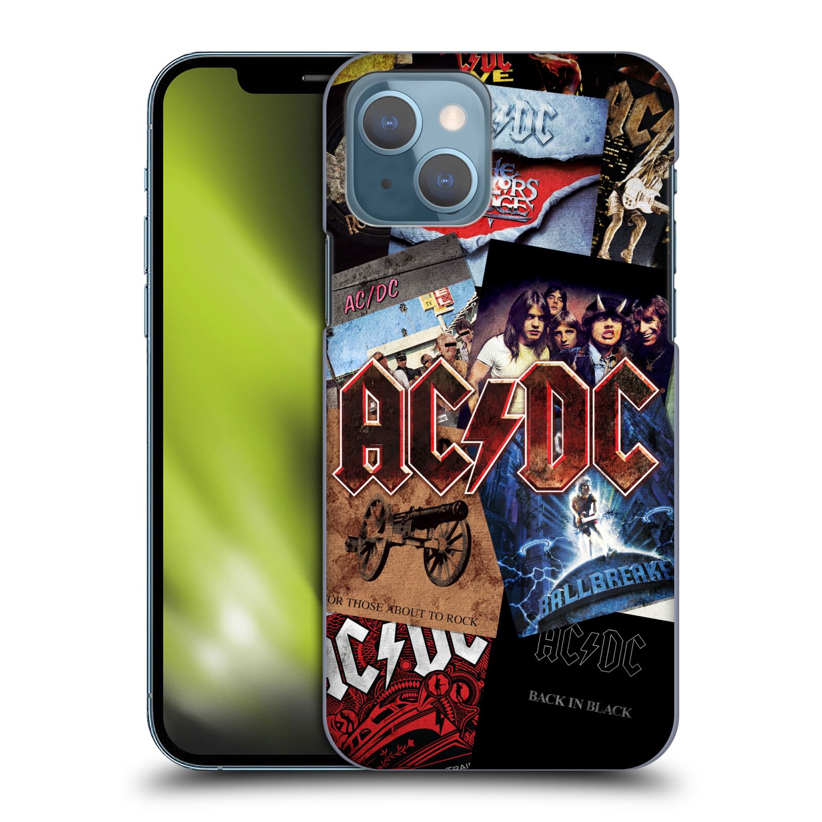 Plastové pouzdro na mobil Apple iPhone 13 - Head Case - AC/DC Koláž desek