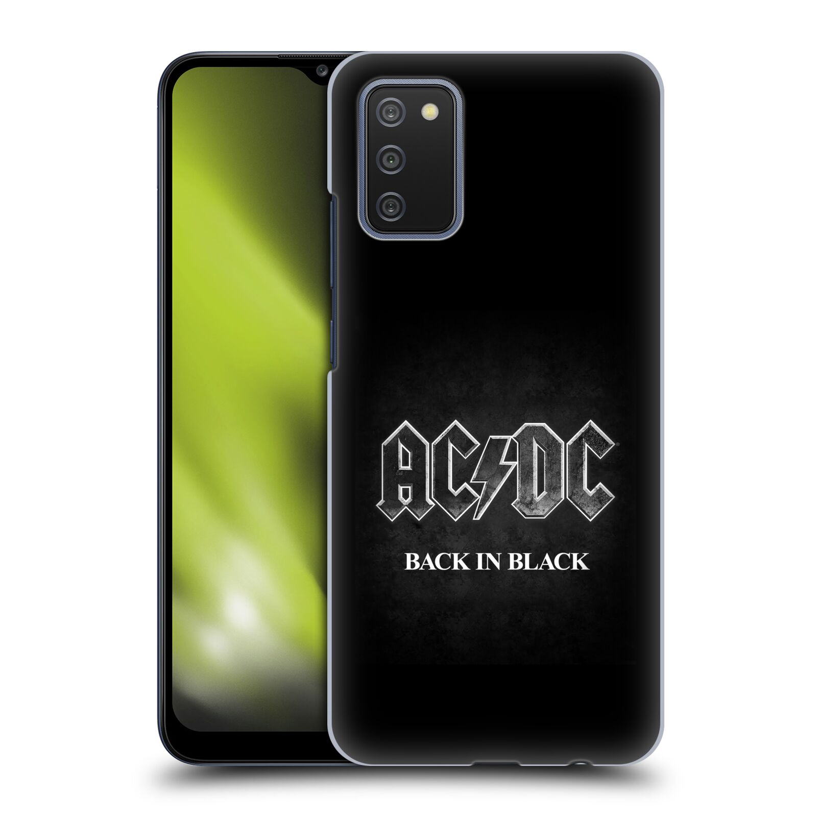 Plastové pouzdro na mobil Samsung Galaxy A02s - Head Case - AC/DC BACK IN BLACK