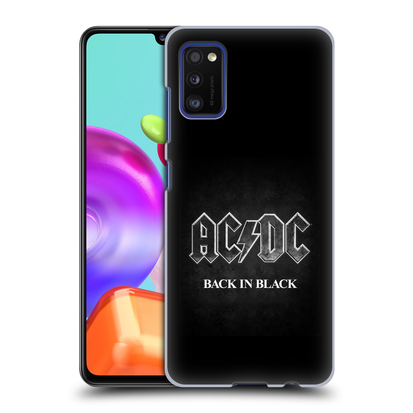 Plastové pouzdro na mobil Samsung Galaxy A41 - Head Case - AC/DC BACK IN BLACK
