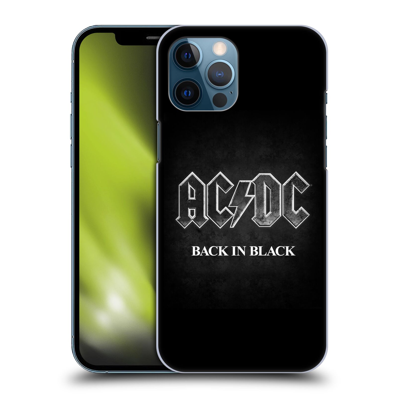 Plastové pouzdro na mobil Apple iPhone 12 Pro Max - Head Case - AC/DC BACK IN BLACK