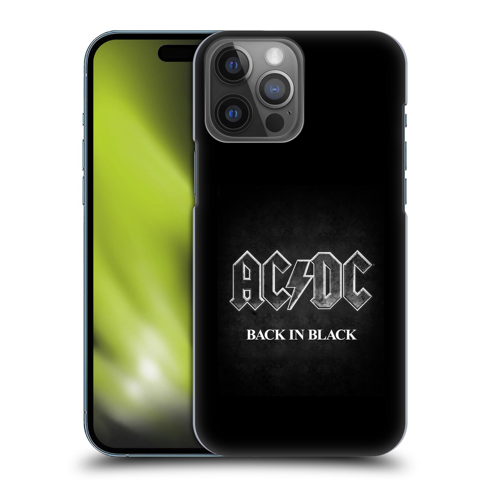 Plastové pouzdro na mobil Apple iPhone 14 Pro Max - Head Case - AC/DC BACK IN BLACK