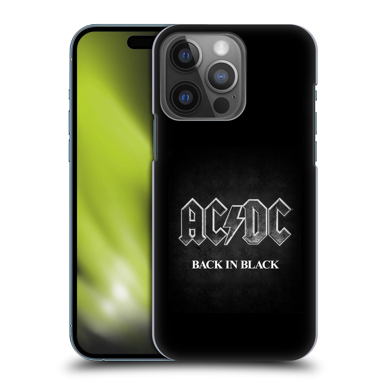 Plastové pouzdro na mobil Apple iPhone 14 Pro - Head Case - AC/DC BACK IN BLACK