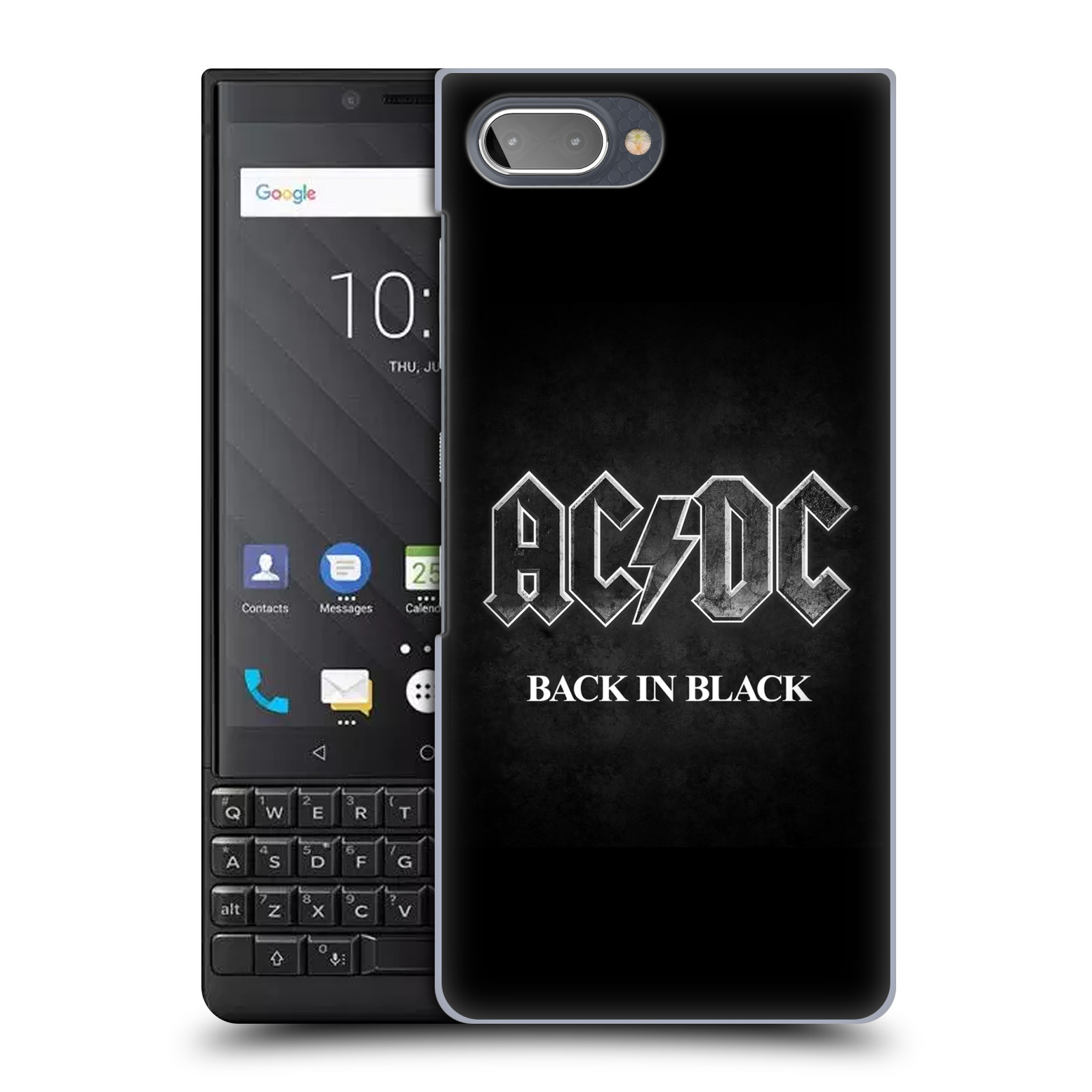 Plastové pouzdro na mobil Blackberry Key 2 - Head Case - AC/DC BACK IN BLACK