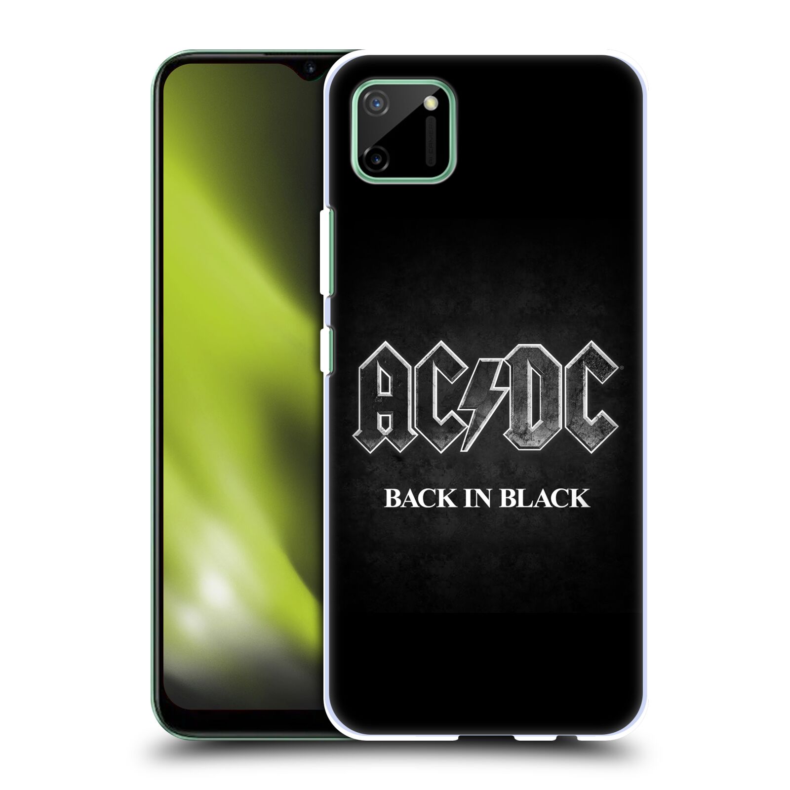Plastové pouzdro na mobil Realme C11 - Head Case - AC/DC BACK IN BLACK