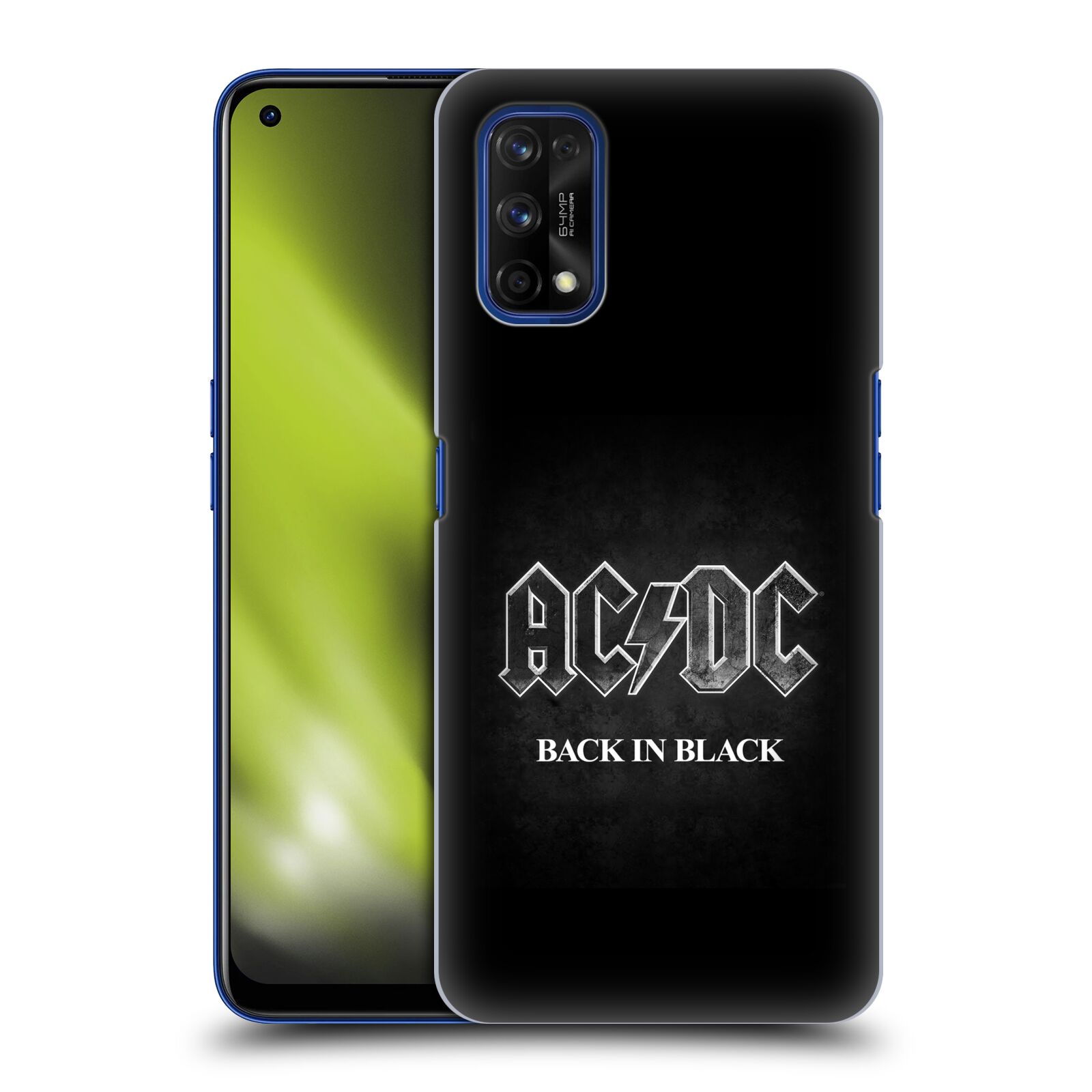 Plastové pouzdro na mobil Realme 7 Pro - Head Case - AC/DC BACK IN BLACK