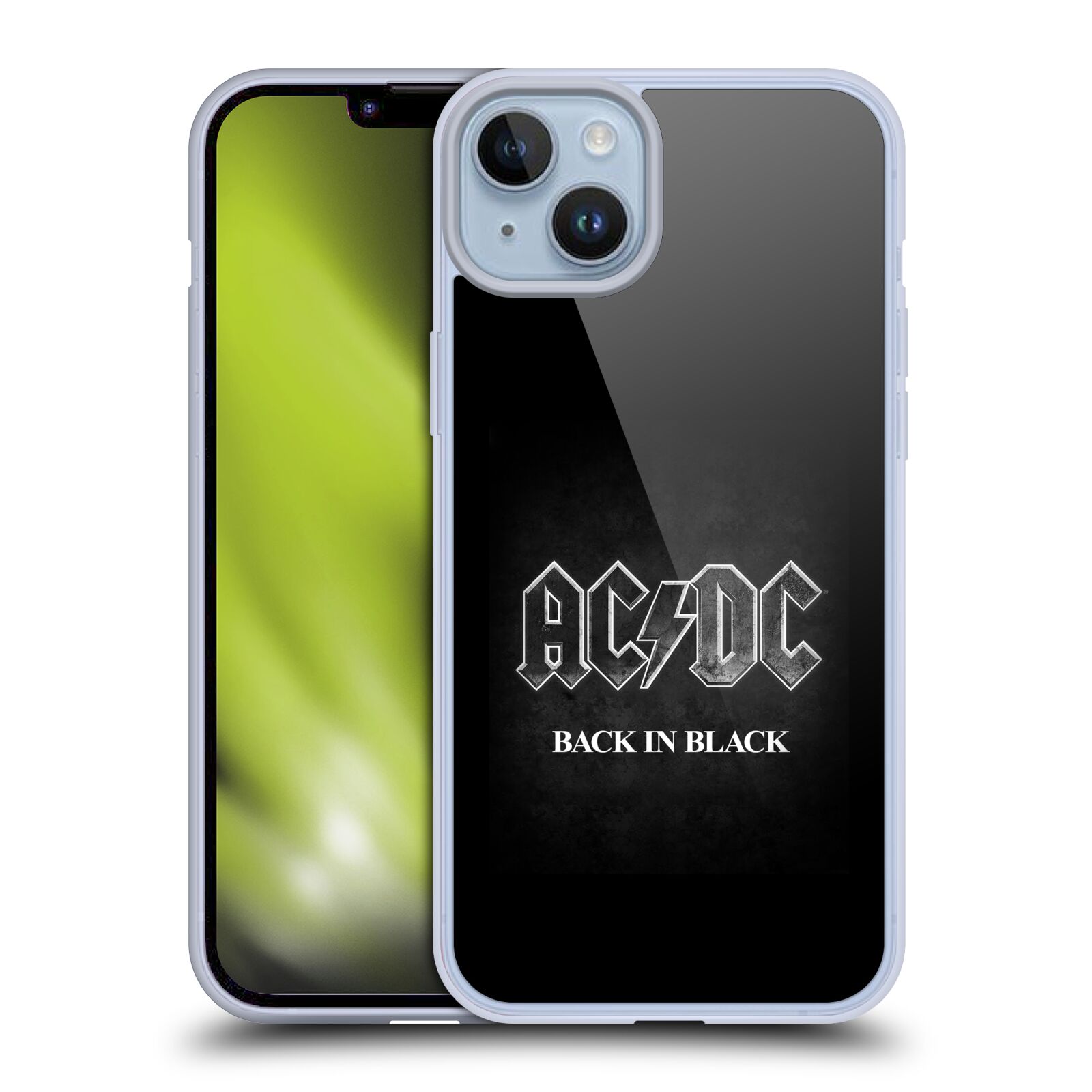 Silikonové pouzdro na mobil Apple iPhone 14 Plus - Head Case - AC/DC BACK IN BLACK