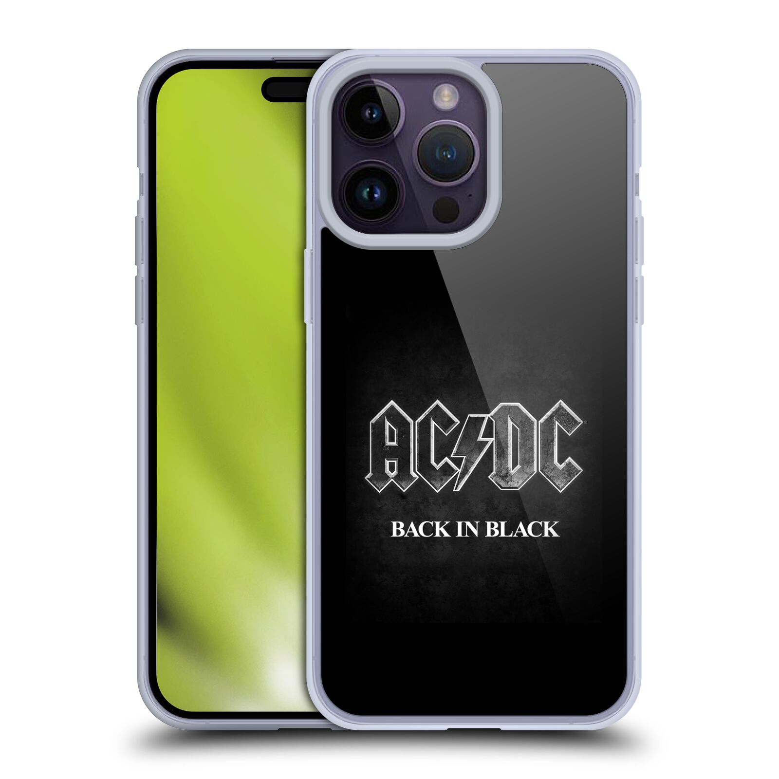 Silikonové pouzdro na mobil Apple iPhone 14 Pro Max - Head Case - AC/DC BACK IN BLACK