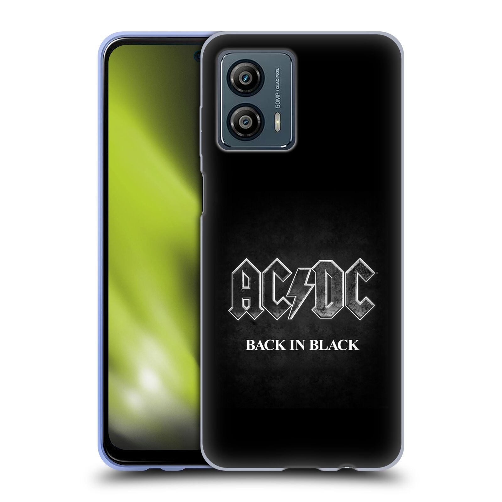 Silikonové pouzdro na mobil Motorola Moto G53 5G - Head Case - AC/DC BACK IN BLACK