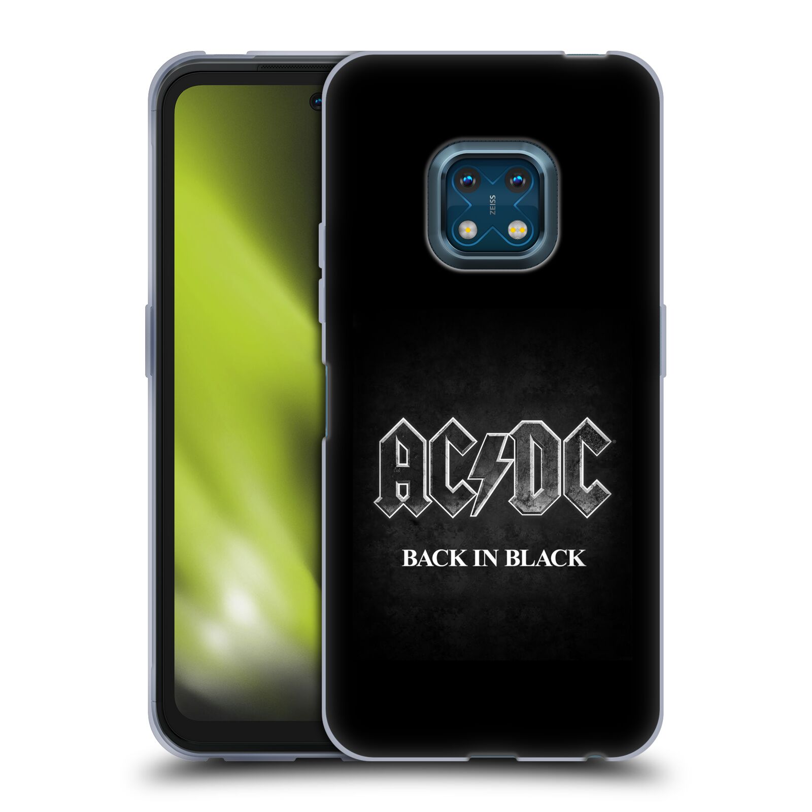 Silikonové pouzdro na mobil Nokia XR20 - Head Case - AC/DC BACK IN BLACK