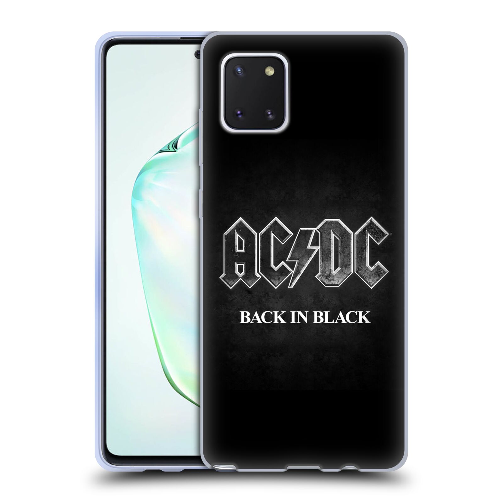 Silikonové pouzdro na mobil Samsung Galaxy Note 10 Lite - Head Case - AC/DC BACK IN BLACK