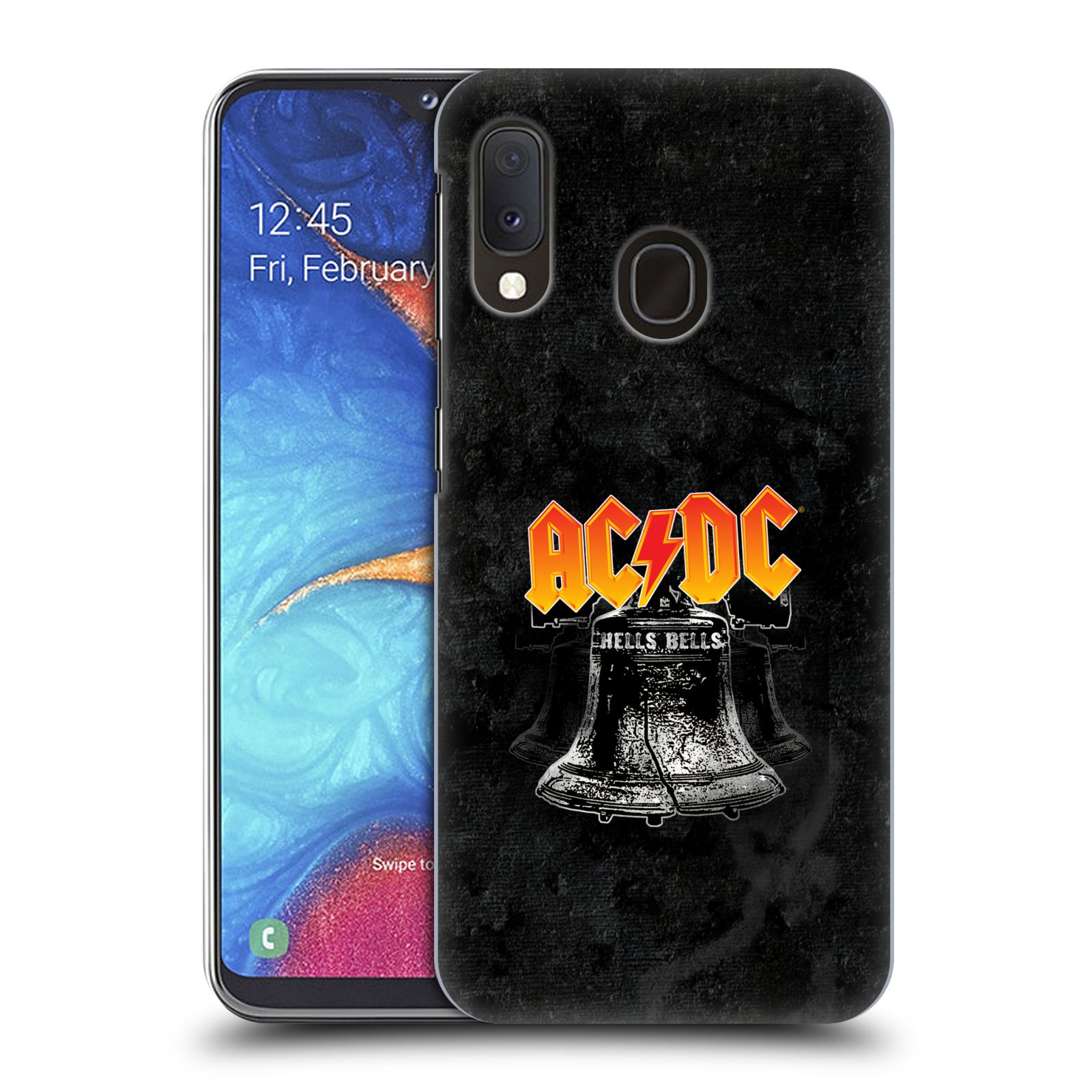 Plastové pouzdro na mobil Samsung Galaxy A20e - Head Case - AC/DC Hells Bells