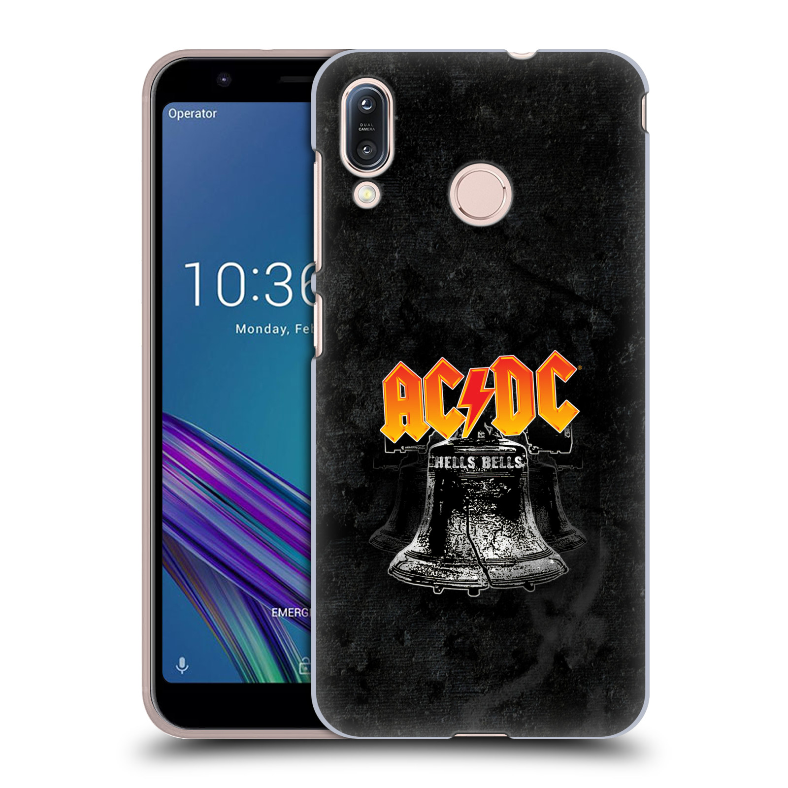 Plastové pouzdro na mobil Asus Zenfone Max M1 ZB555KL - Head Case - AC/DC Hells Bells