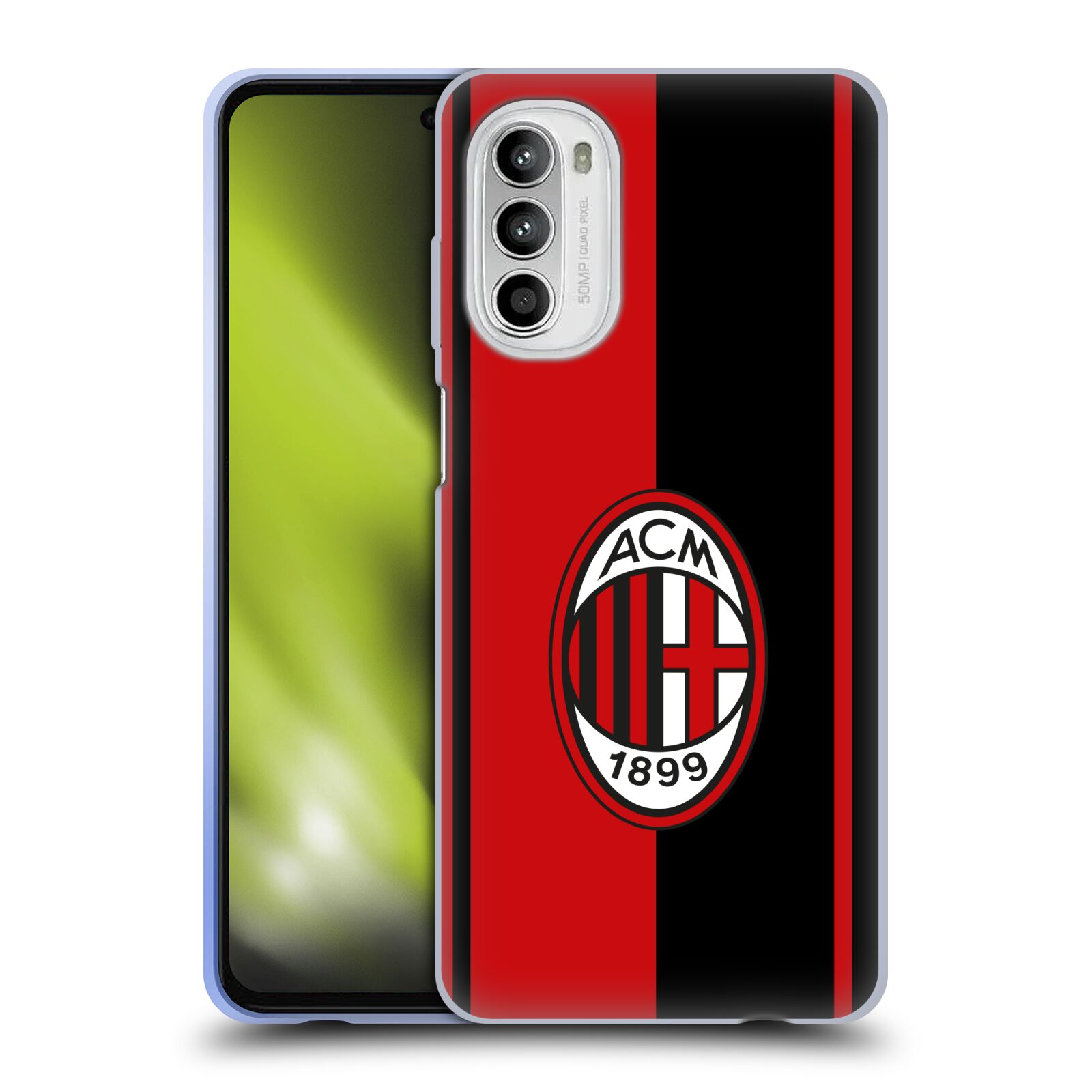 Silikonové pouzdro na mobil Motorola Moto G52 - AC Milan