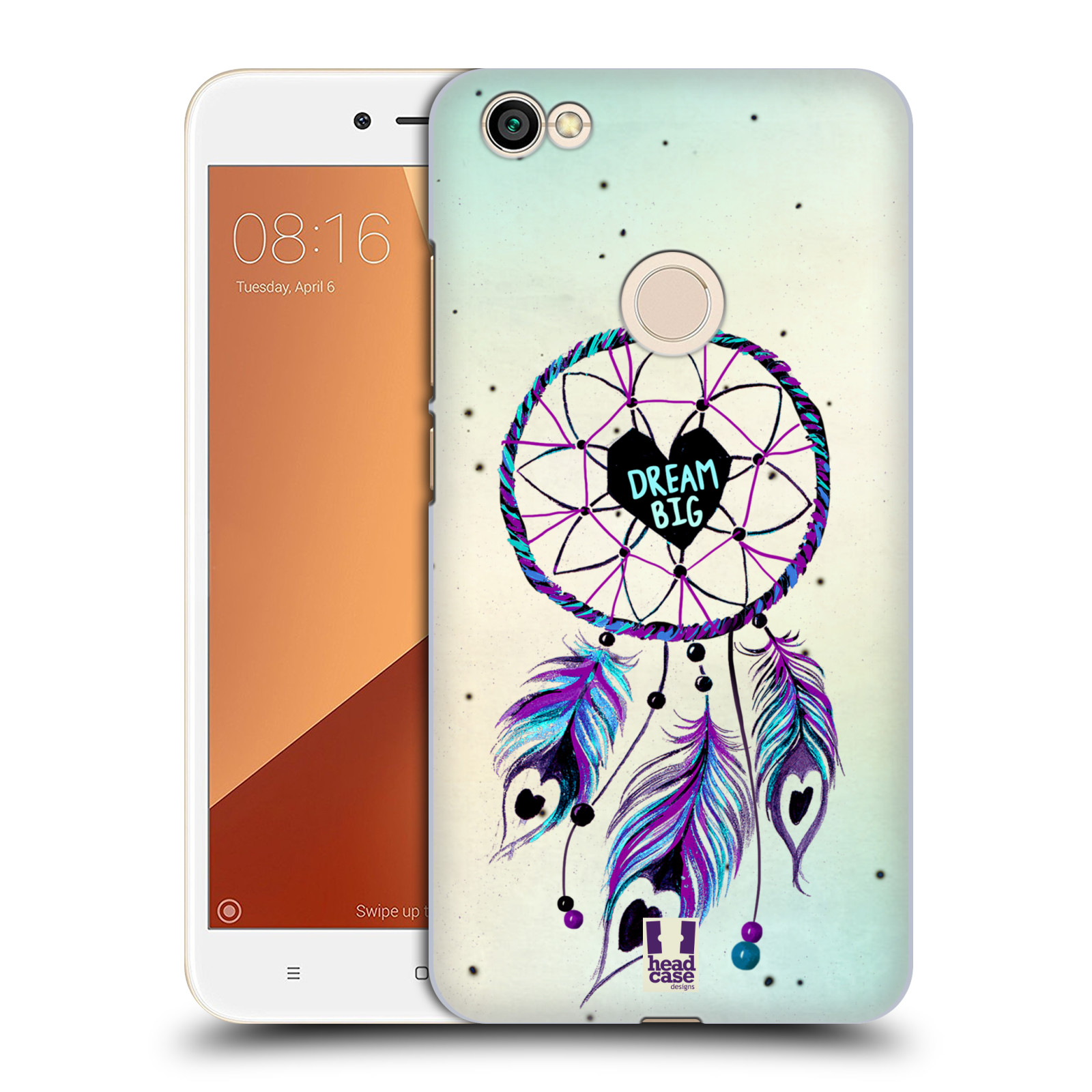 Pouzdra Xiaomi Plastová pouzdra Plastové pouzdro na mobil Xiaomi Redmi Note 5A Head Case LapaÄ Assorted Dream Big Srdce
