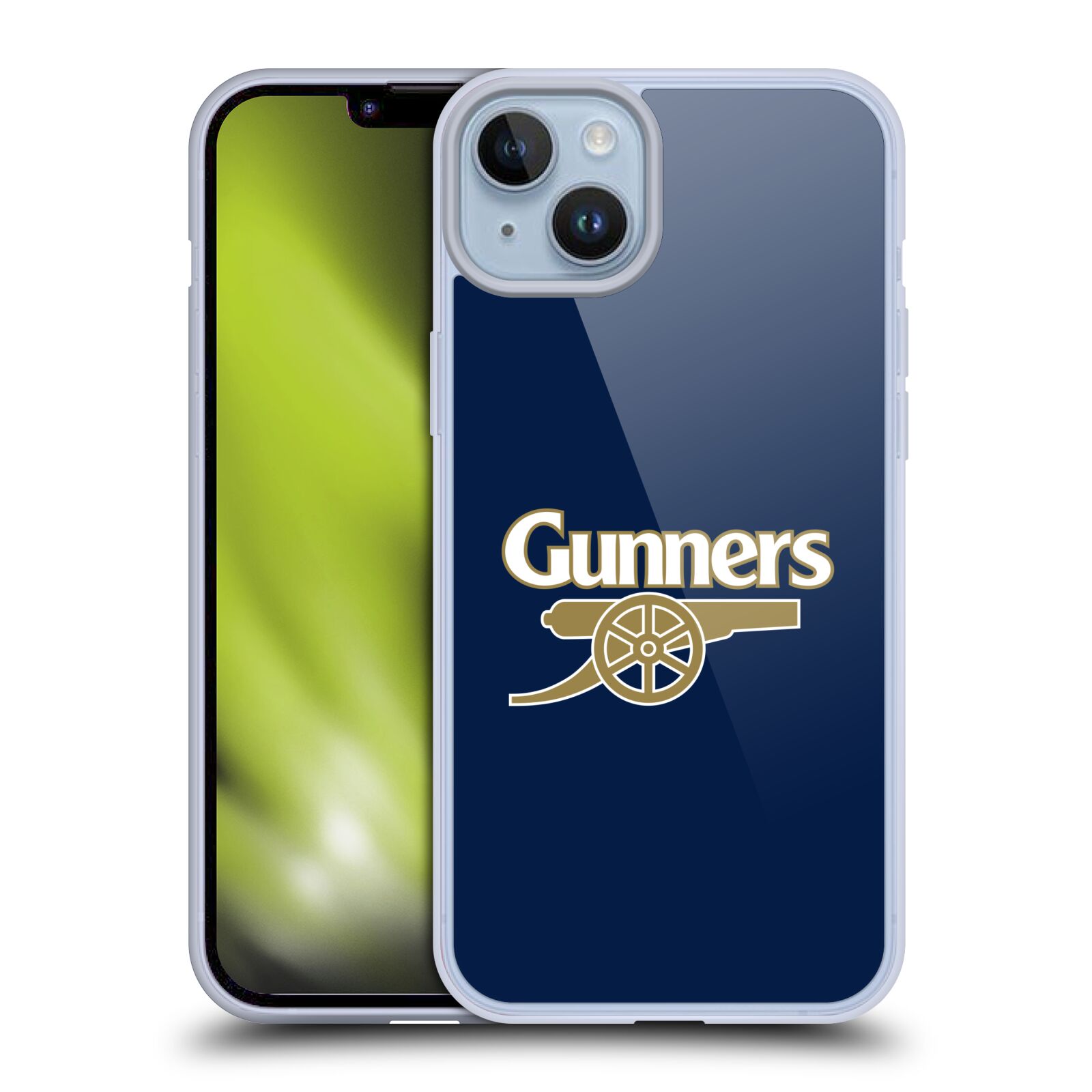 Silikonové pouzdro na mobil Apple iPhone 14 Plus - Head Case - Arsenal FC - Gunners