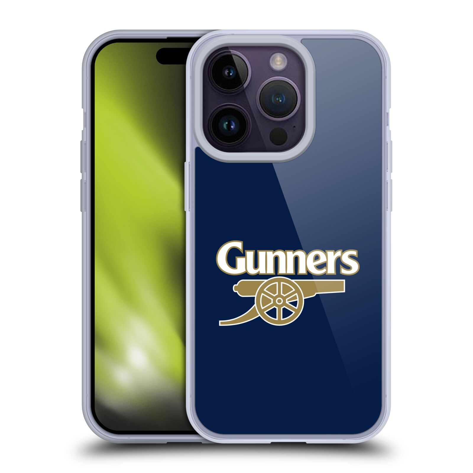 Silikonové pouzdro na mobil Apple iPhone 14 Pro - Head Case - Arsenal FC - Gunners