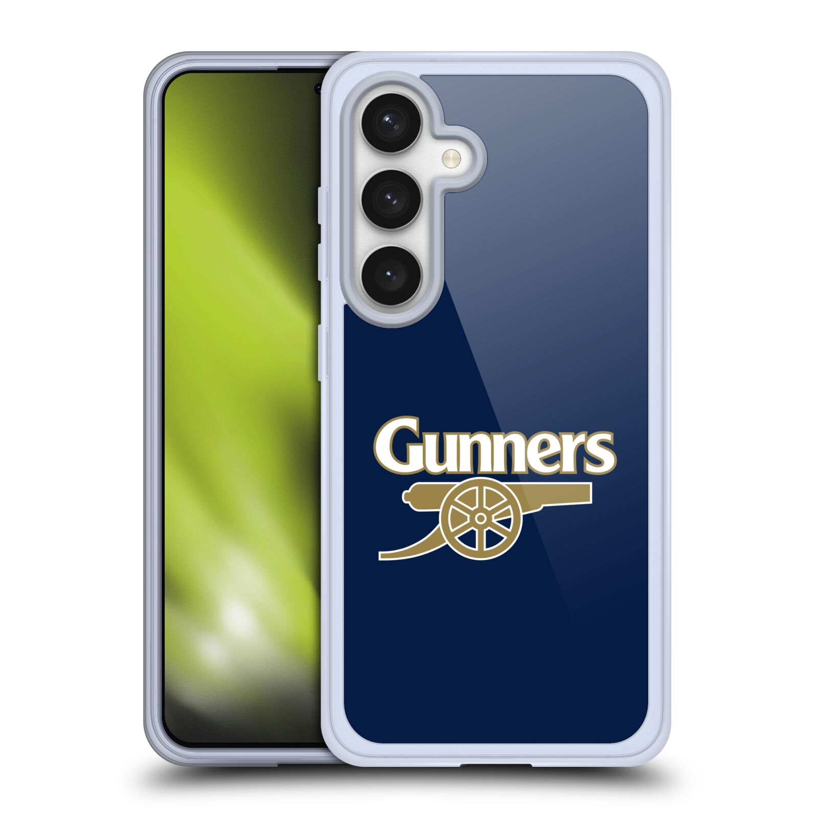 Silikonové lesklé pouzdro na mobil Samsung Galaxy S24 - Head Case - Arsenal FC - Gunners (Silikonový kryt, obal, pouzdro na mobilní telefon s motivem klubu Arsenal FC - Gunners pro Samsung Galaxy S24)