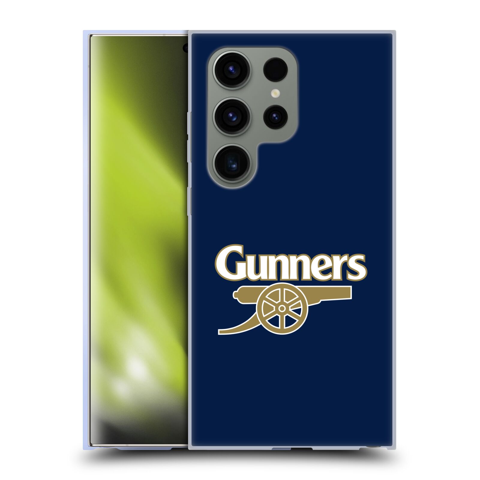 Silikonové lesklé pouzdro na mobil Samsung Galaxy S24 Ultra - Head Case - Arsenal FC - Gunners (Silikonový kryt, obal, pouzdro na mobilní telefon s motivem klubu Arsenal FC - Gunners pro Samsung Galaxy S24 Ultra)