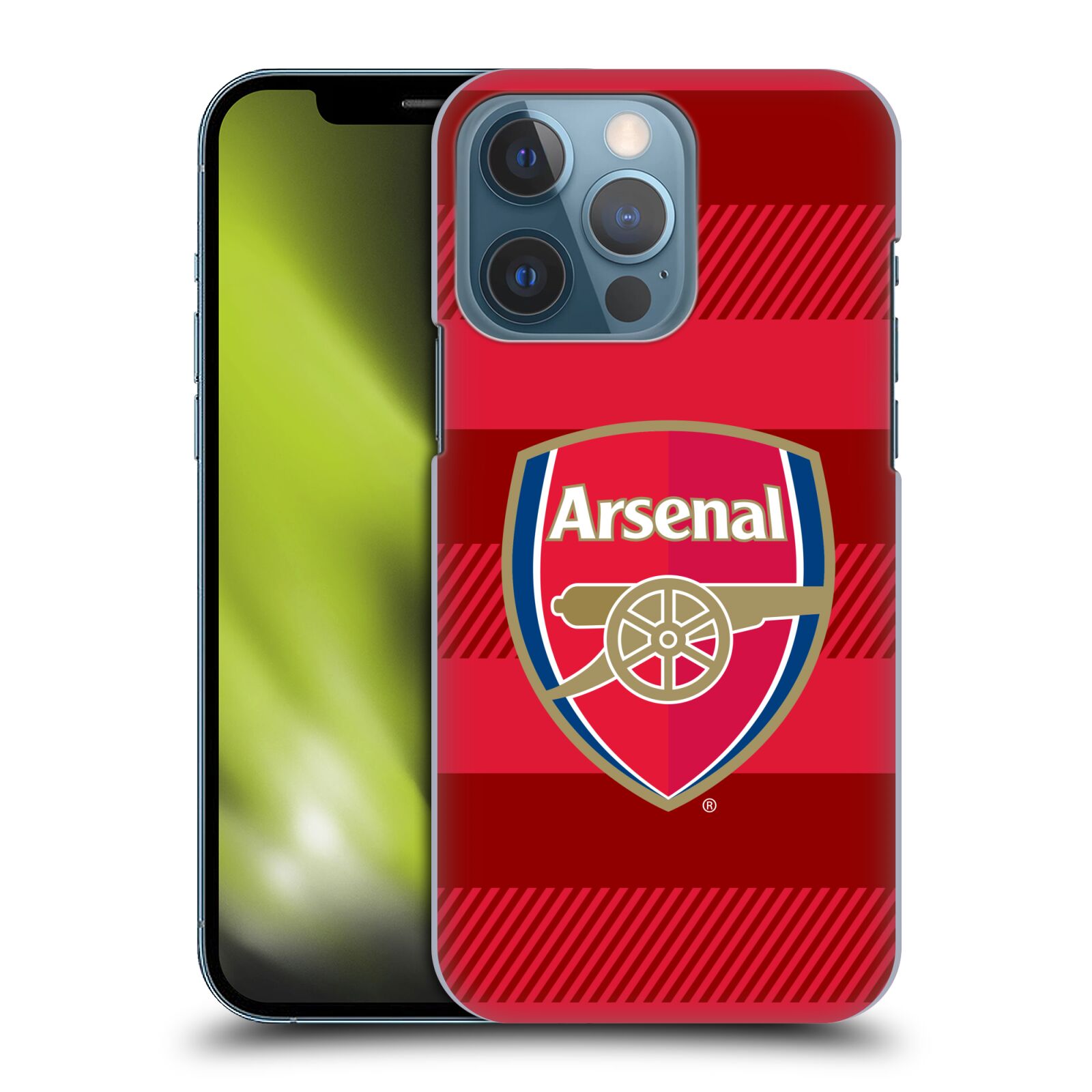 Plastové pouzdro na mobil Apple iPhone 13 Pro - Head Case - Arsenal FC - Logo s pruhy