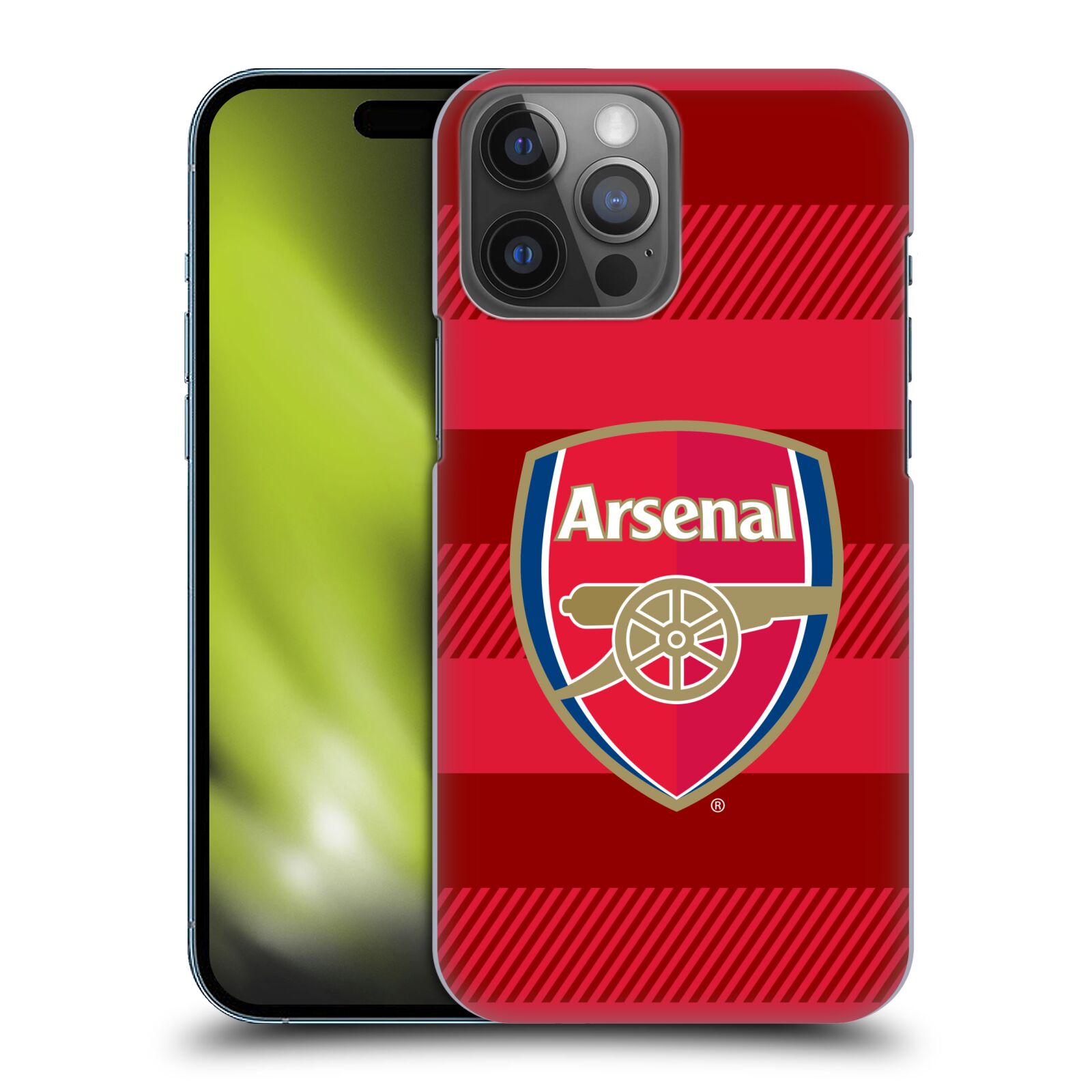 Plastové pouzdro na mobil Apple iPhone 14 Pro Max - Head Case - Arsenal FC - Logo s pruhy