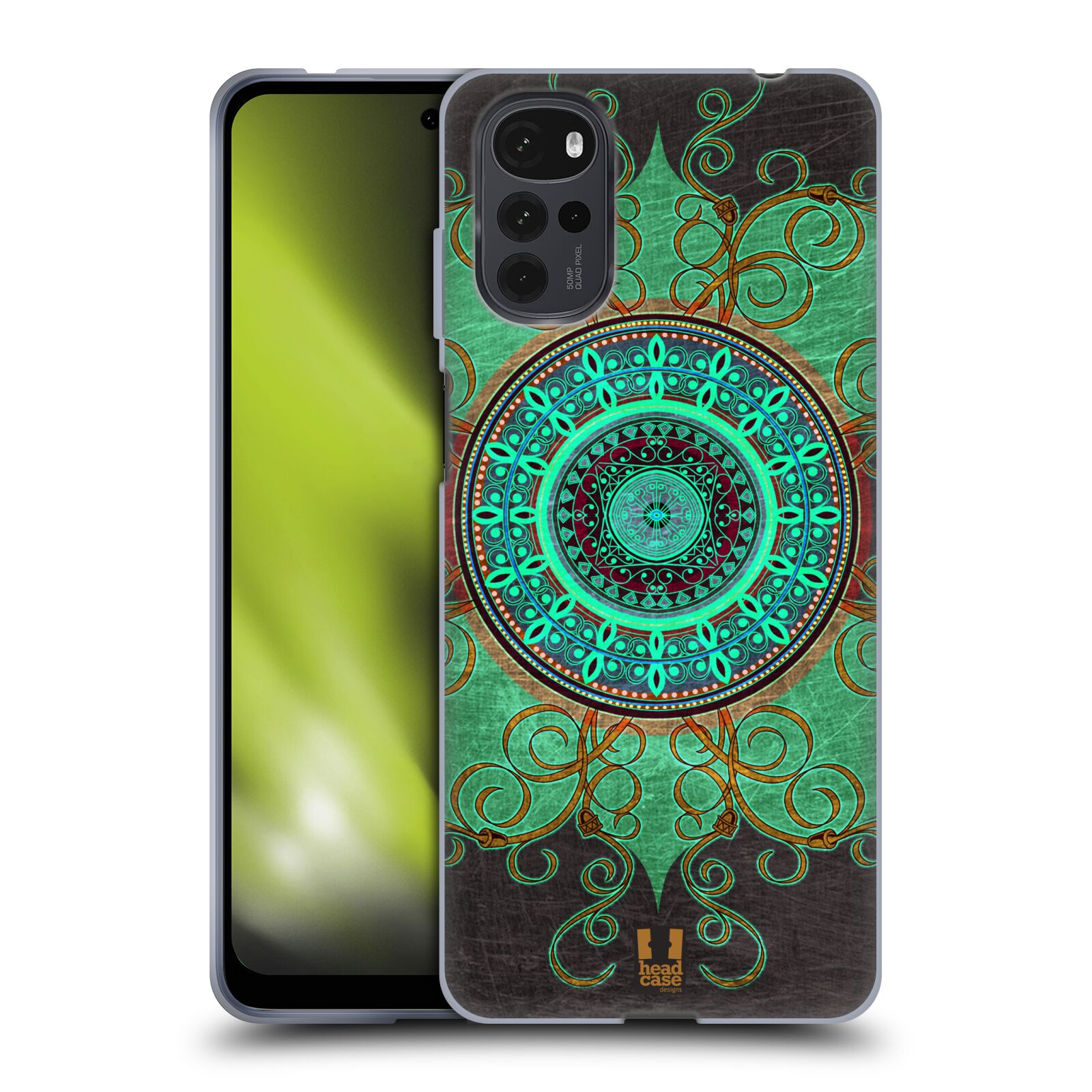 Silikonové pouzdro na mobil Motorola Moto G22 - Head Case - ARAB MANDALA