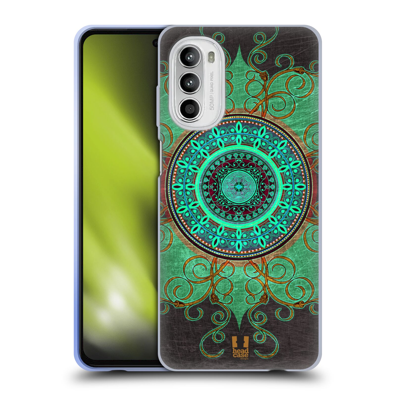 Silikonové pouzdro na mobil Motorola Moto G52 - Head Case - ARAB MANDALA