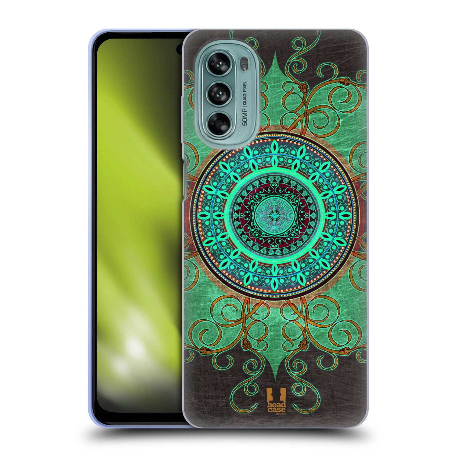 Silikonové pouzdro na mobil Motorola Moto G62 5G - Head Case - ARAB MANDALA