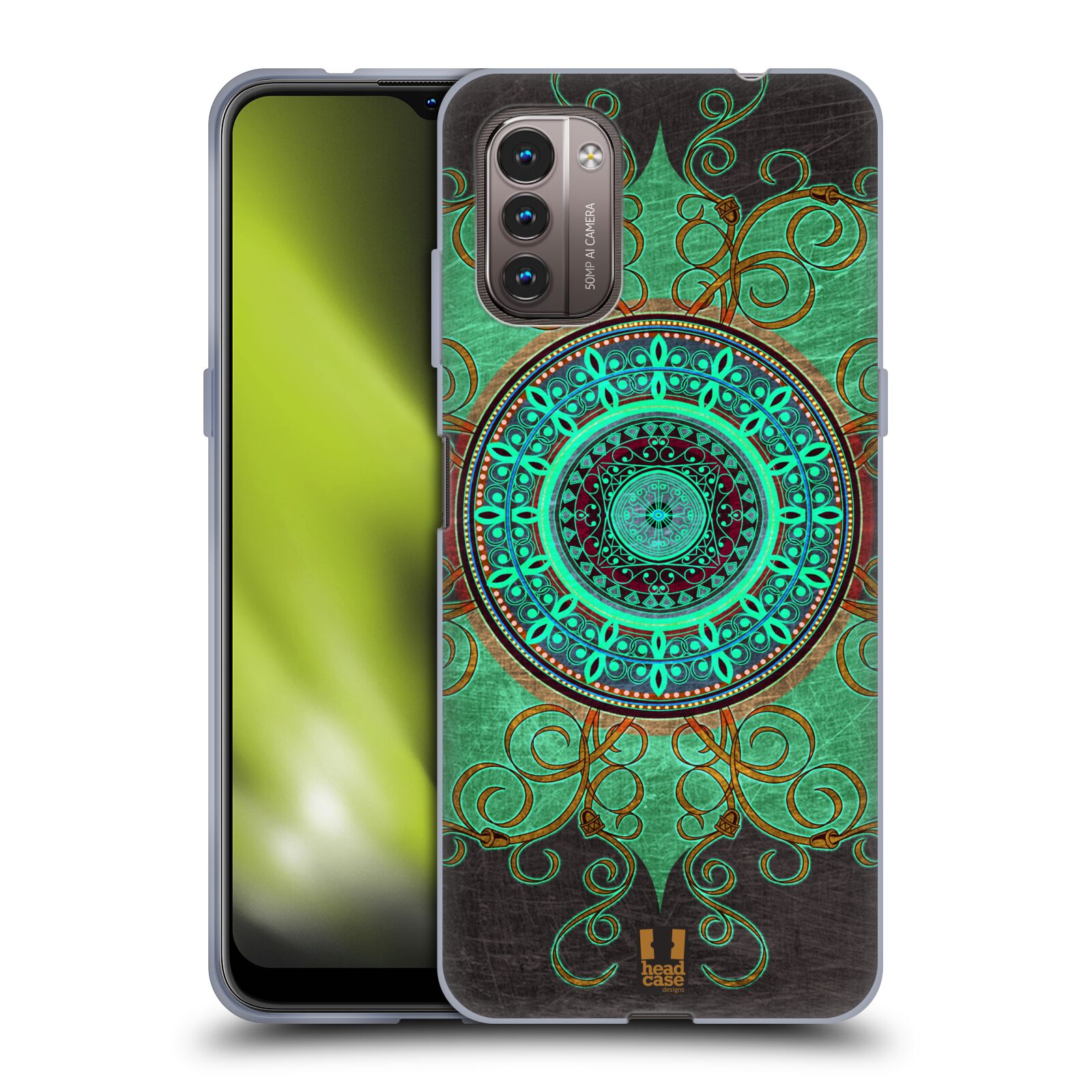 Silikonové pouzdro na mobil Nokia G11 / G21 - Head Case - ARAB MANDALA (Silikonový kryt, obal, pouzdro na mobilní telefon Nokia G11 / Nokia G21 s motivem ARAB MANDALA)