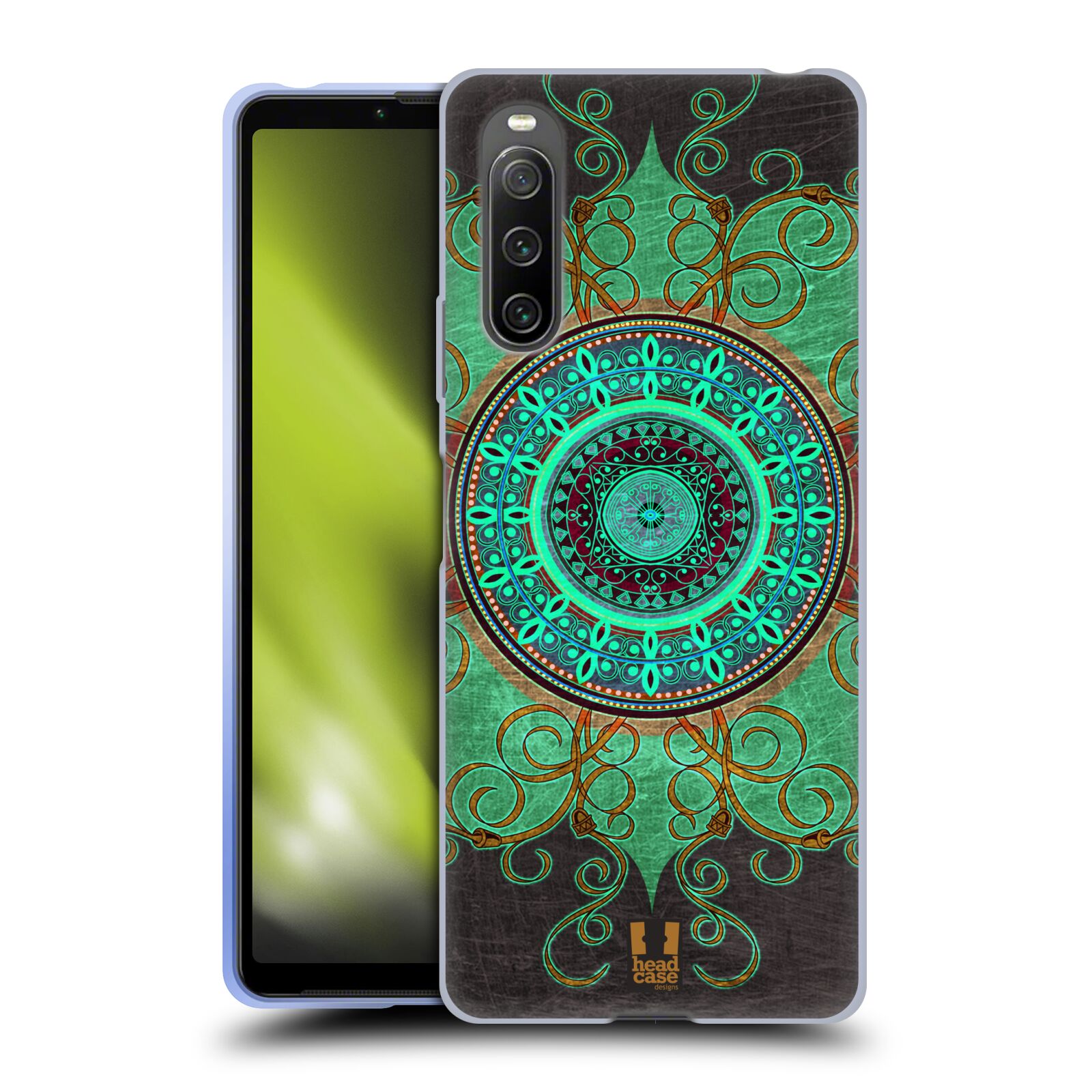 Silikonové pouzdro na mobil Sony Xperia 10 IV - Head Case - ARAB MANDALA (Silikonový kryt, obal, pouzdro na mobilní telefon Sony Xperia 10 IV s motivem ARAB MANDALA)