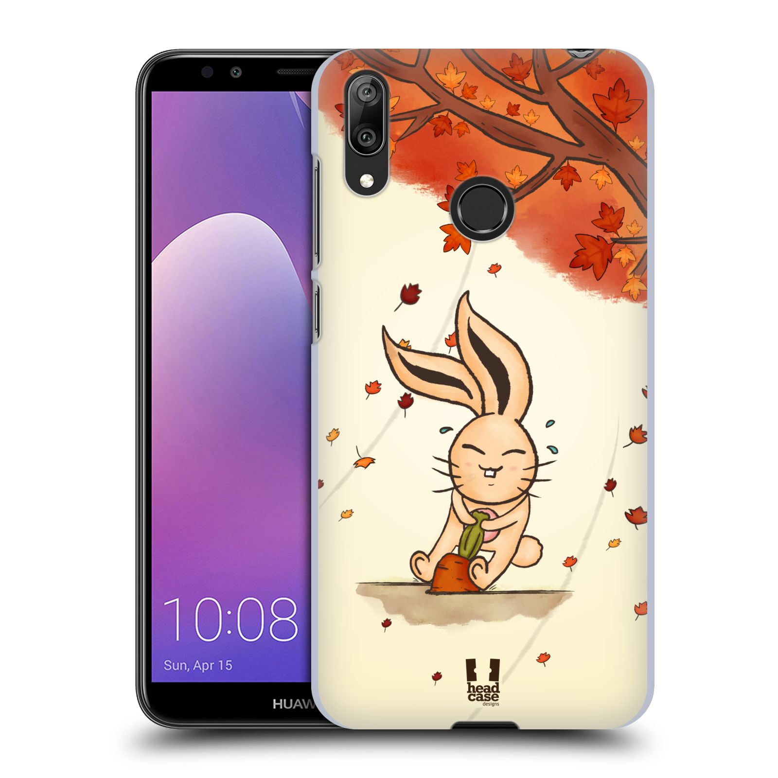 Plastové pouzdro na mobil Huawei Y7 (2019) - Head Case - PODZIMNÍ KRÁLÍK