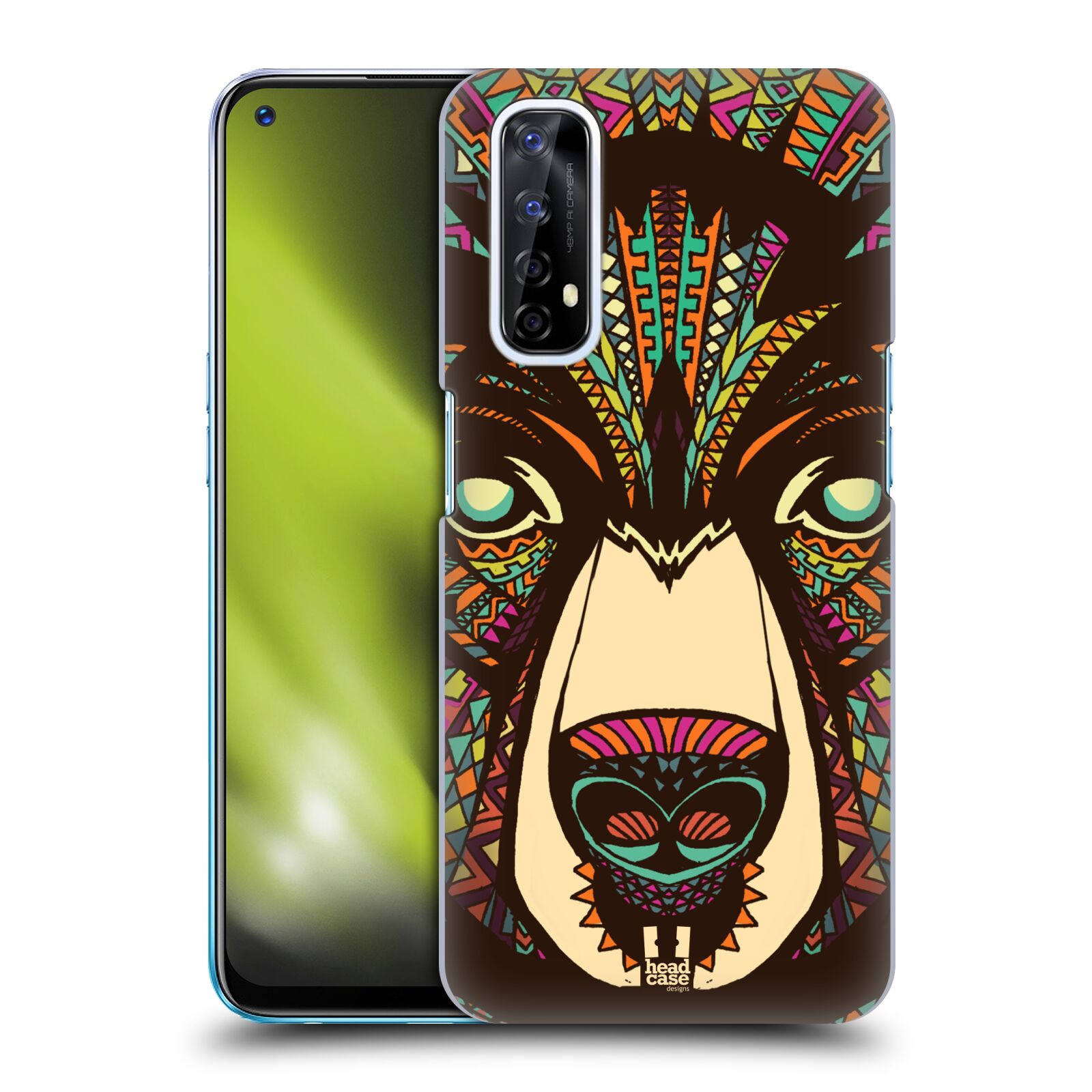 Plastové pouzdro na mobil Realme 7 - Head Case - AZTEC MEDVĚD
