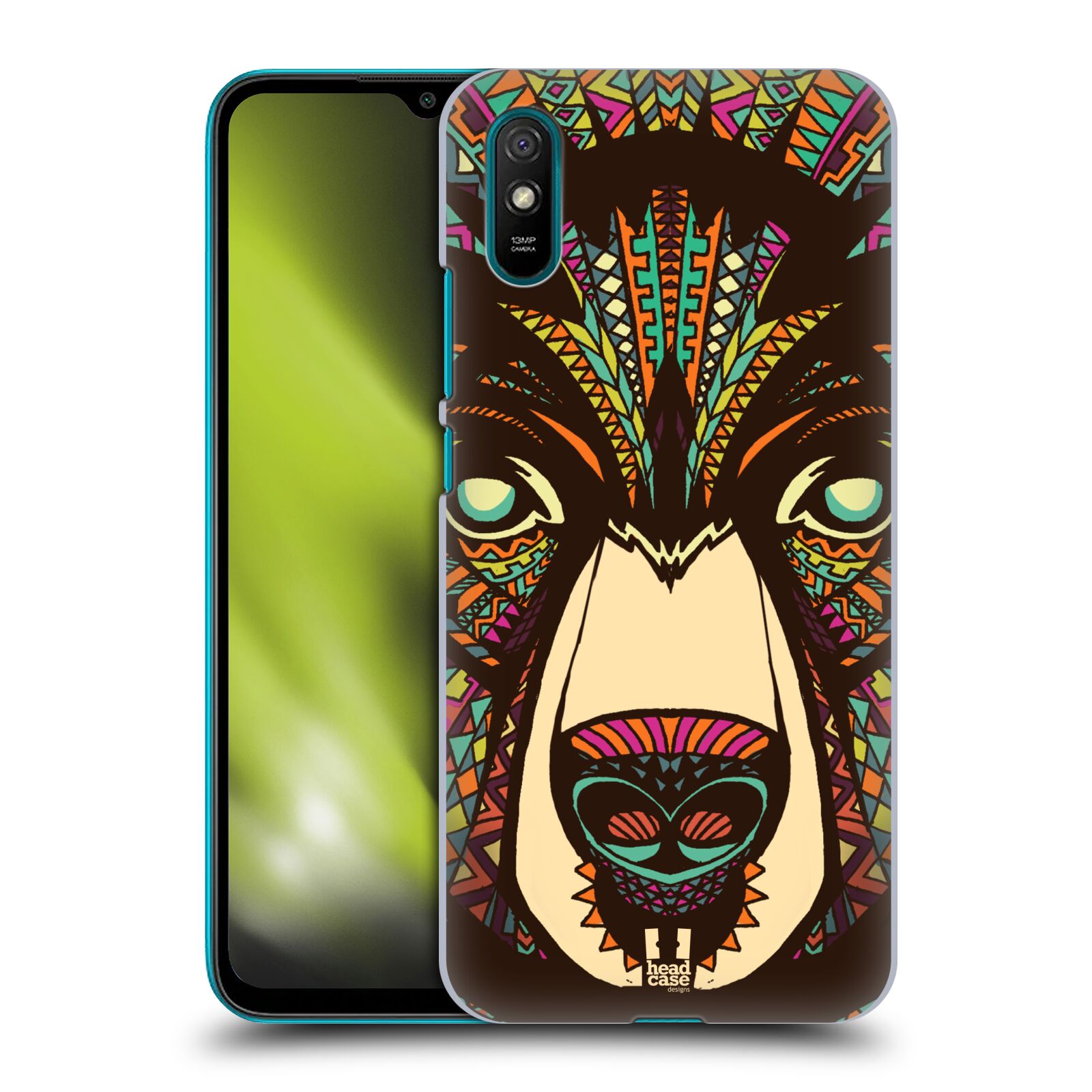 Plastové pouzdro na mobil Xiaomi Redmi 9A / Xiaomi Redmi 9AT - Head Case - AZTEC MEDVĚD