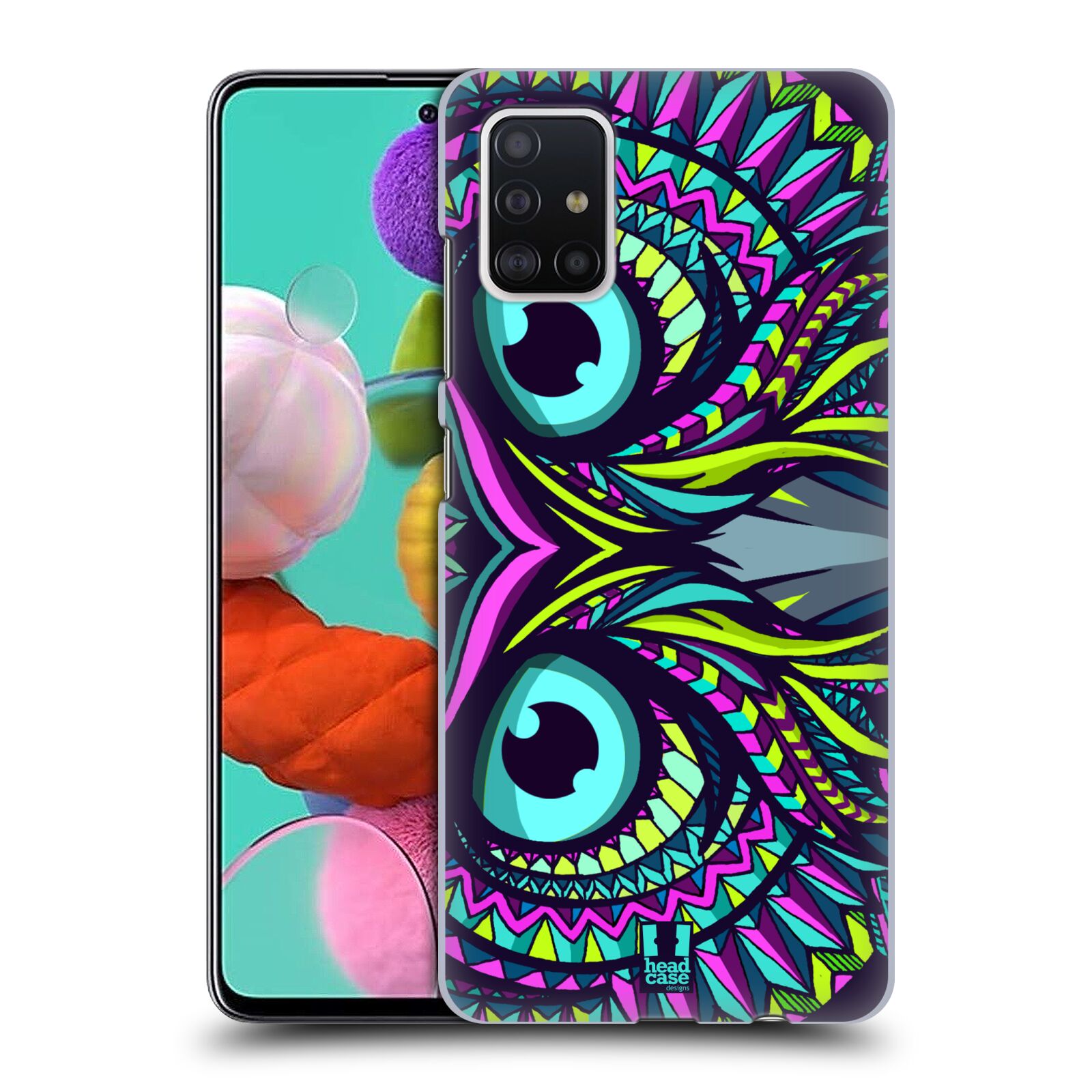 Plastové pouzdro na mobil Samsung Galaxy A51 - Head Case - AZTEC SOVA