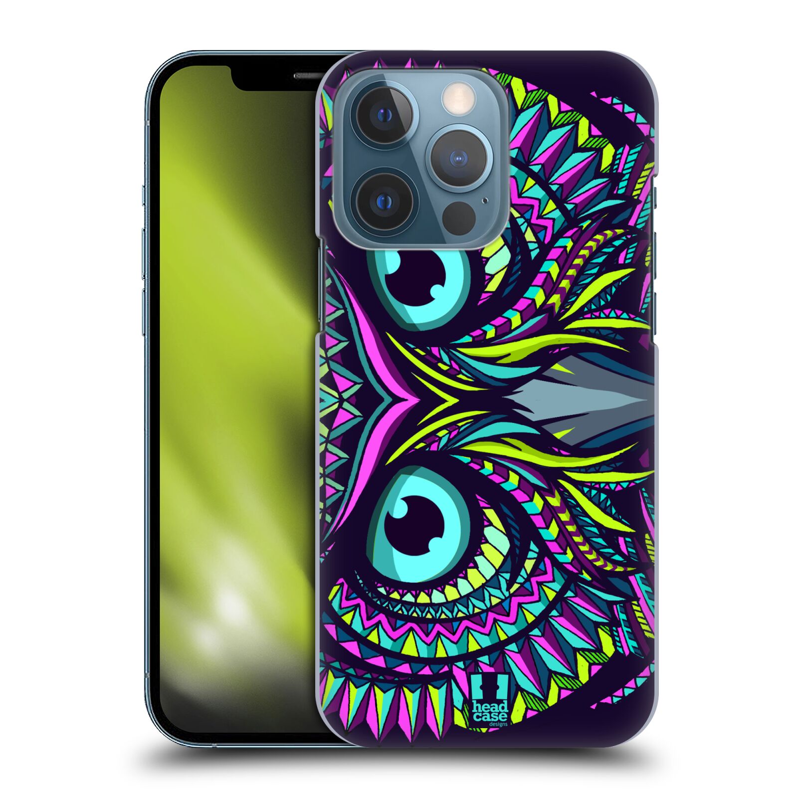 Plastové pouzdro na mobil Apple iPhone 13 Pro - Head Case - AZTEC SOVA