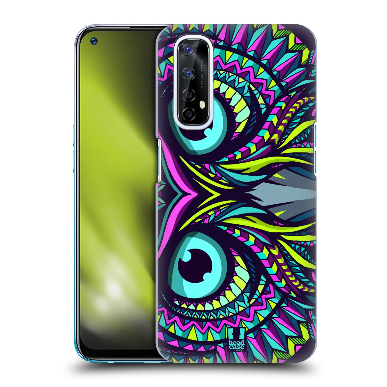 Plastové pouzdro na mobil Realme 7 - Head Case - AZTEC SOVA