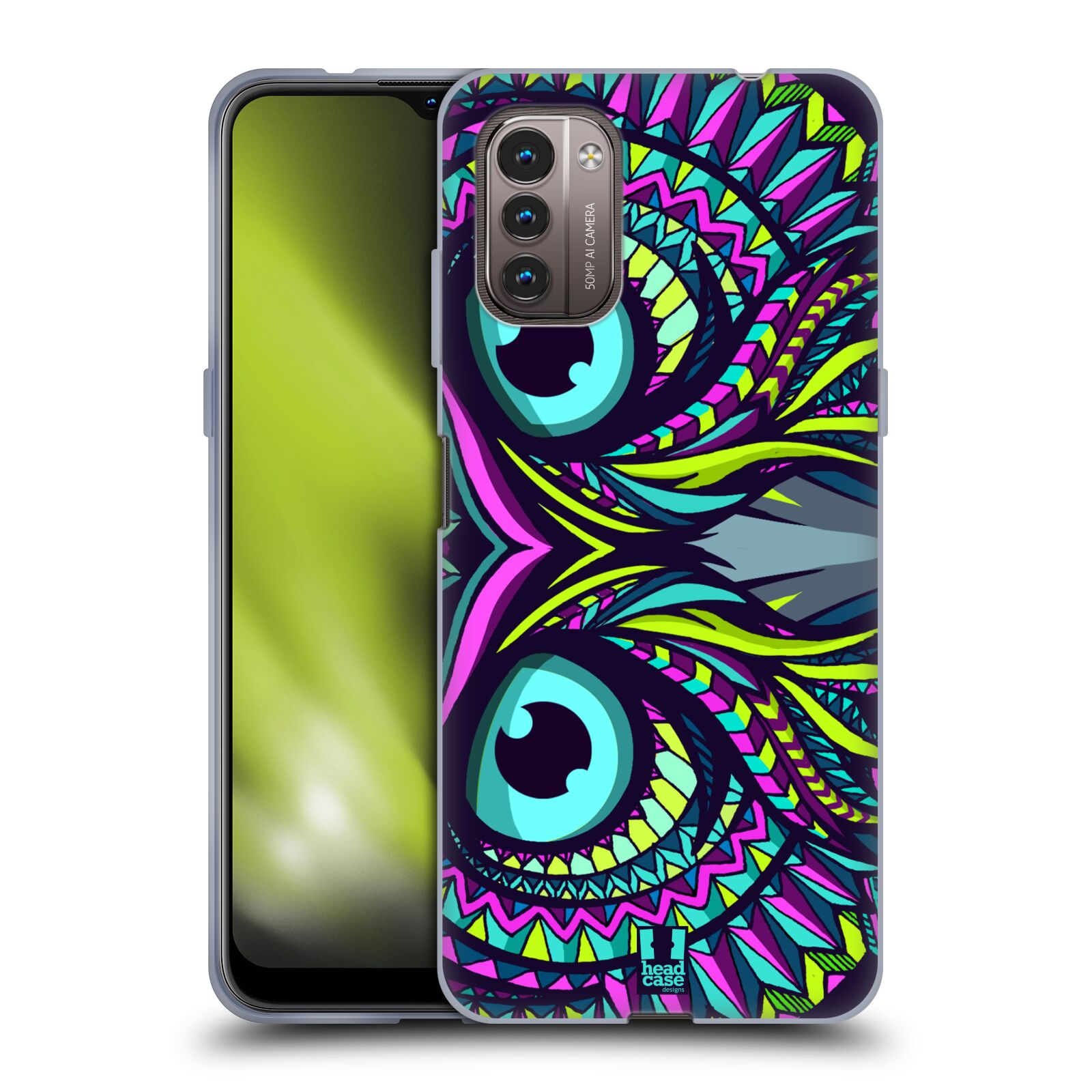 Silikonové pouzdro na mobil Nokia G11 / G21 - Head Case - AZTEC SOVA