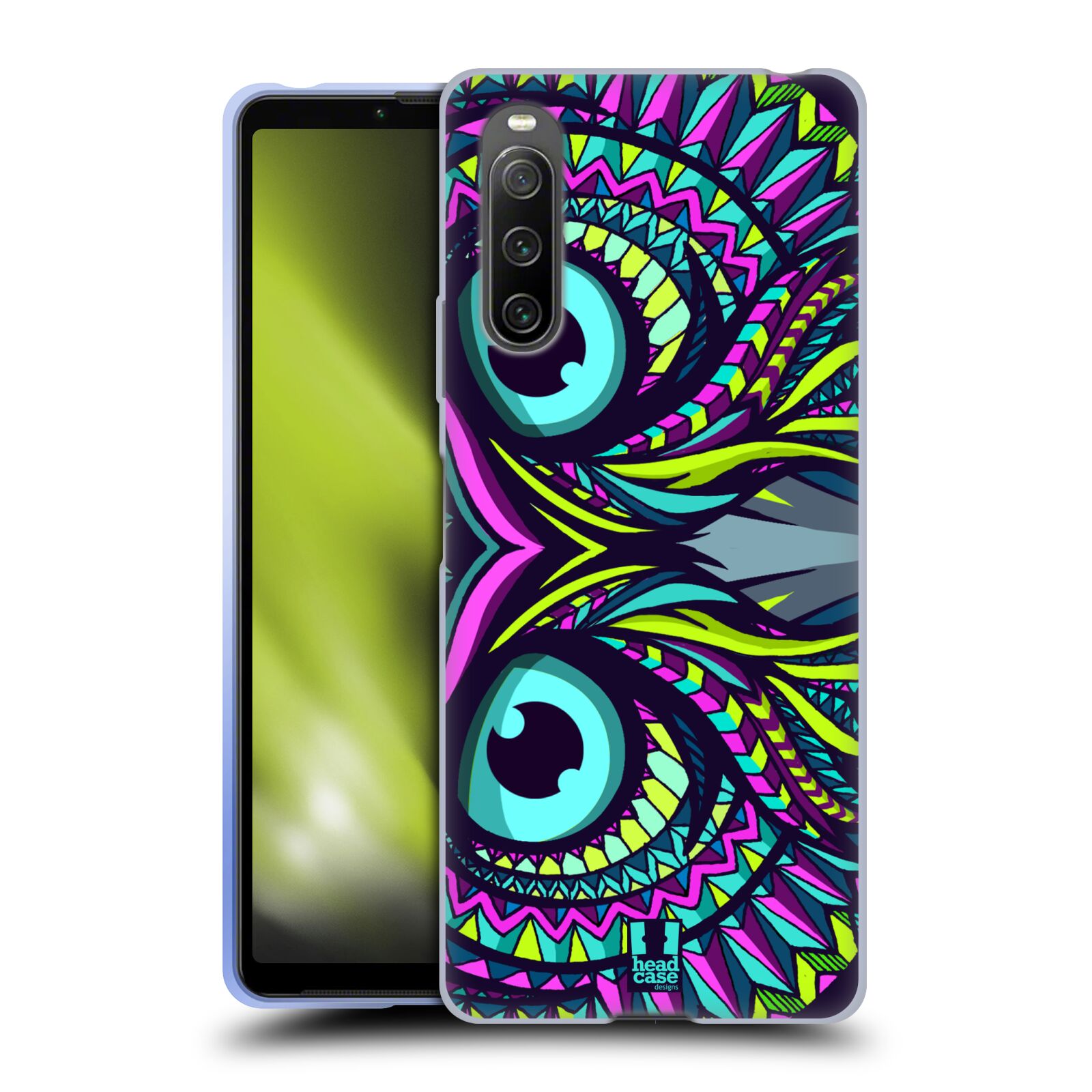 Silikonové pouzdro na mobil Sony Xperia 10 IV - Head Case - AZTEC SOVA