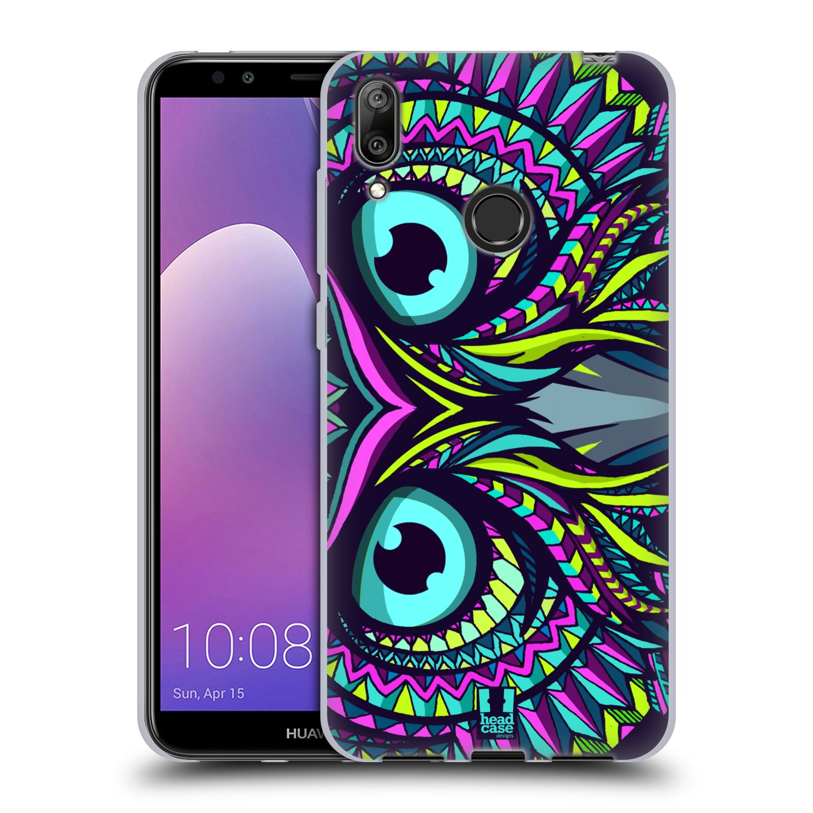 Silikonové pouzdro na mobil Huawei Y7 (2019) - Head Case - AZTEC SOVA
