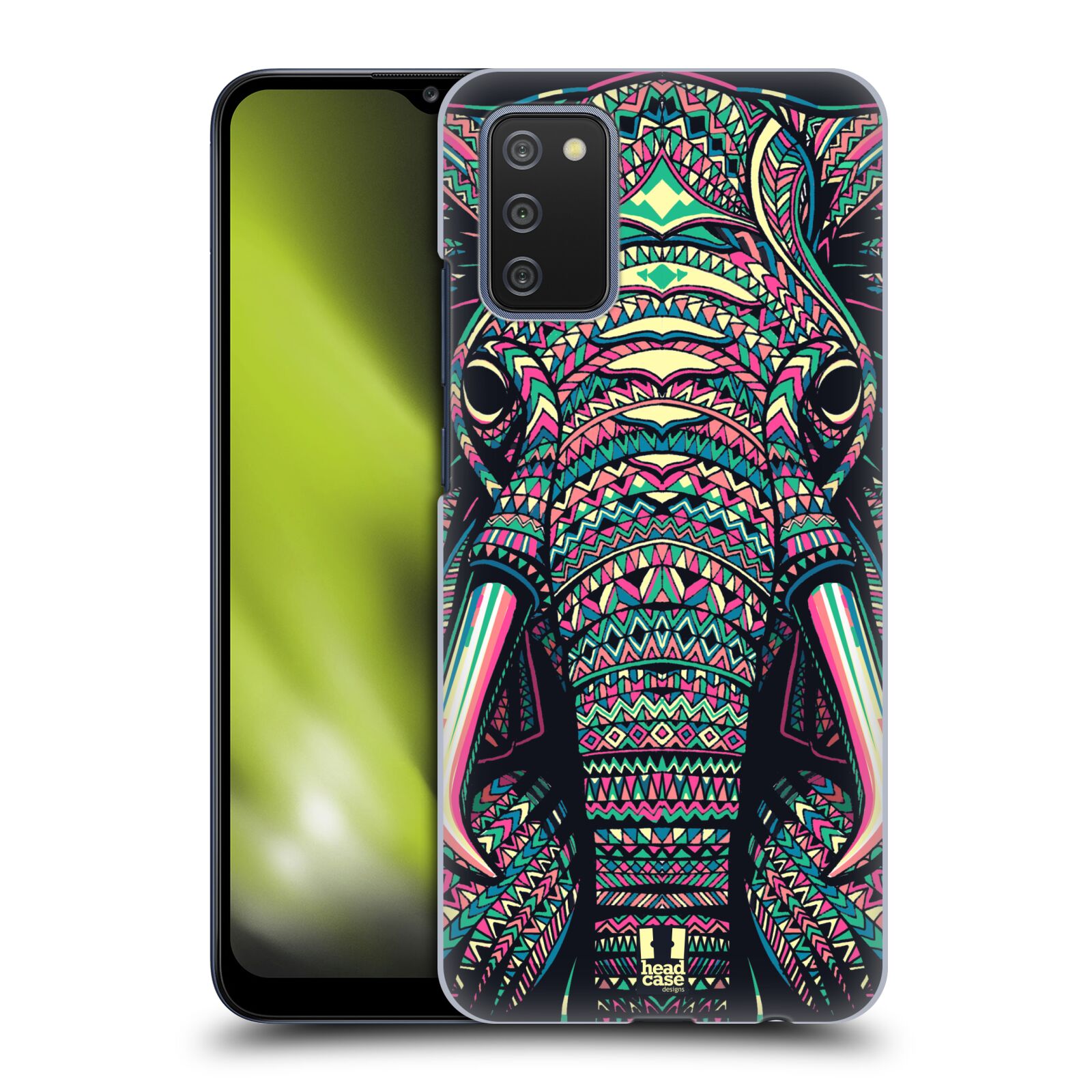 Plastové pouzdro na mobil Samsung Galaxy A02s - Head Case - AZTEC SLON