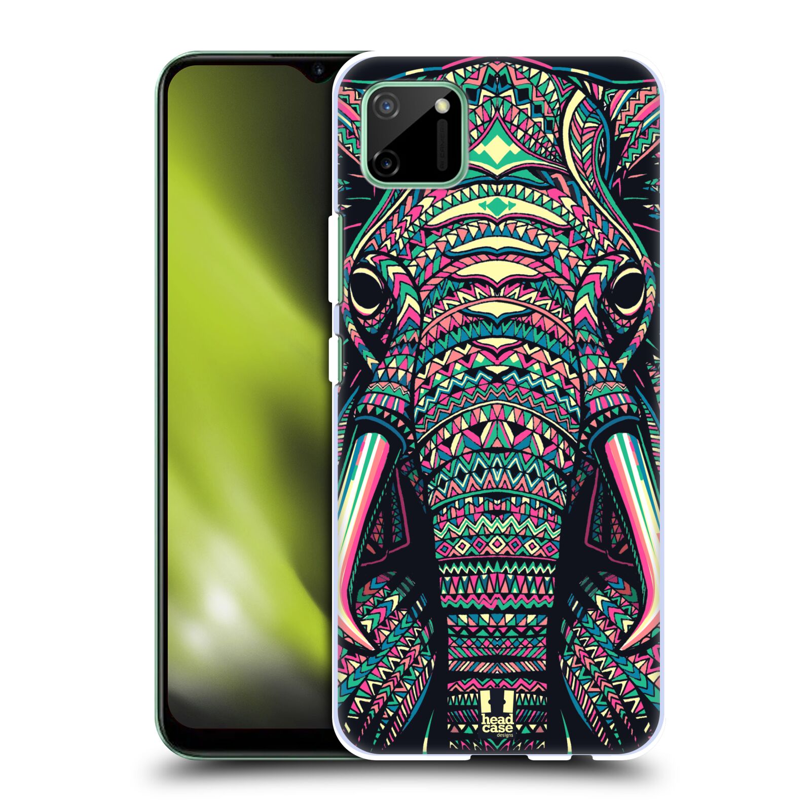 Plastové pouzdro na mobil Realme C11 - Head Case - AZTEC SLON