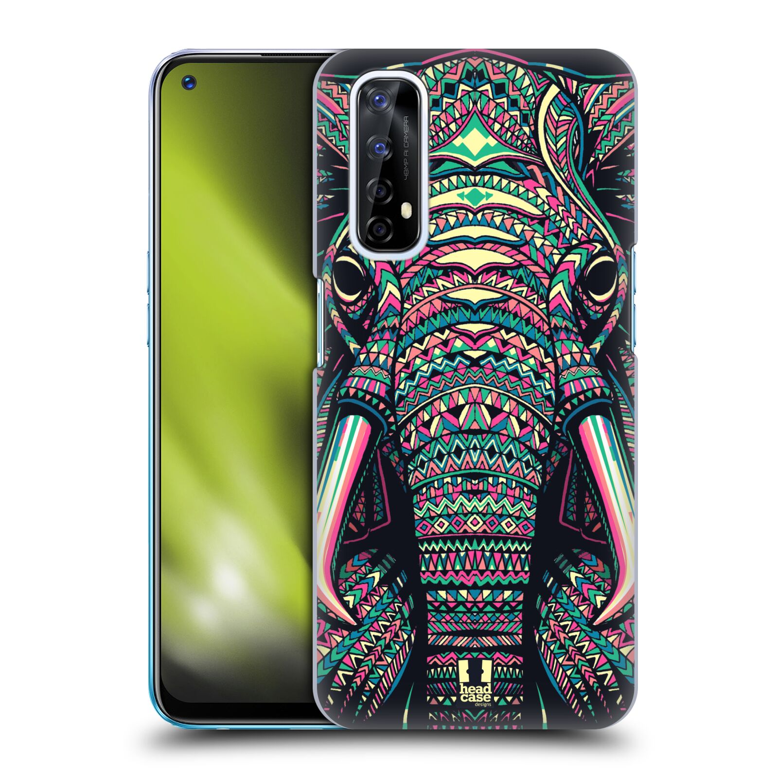 Plastové pouzdro na mobil Realme 7 - Head Case - AZTEC SLON