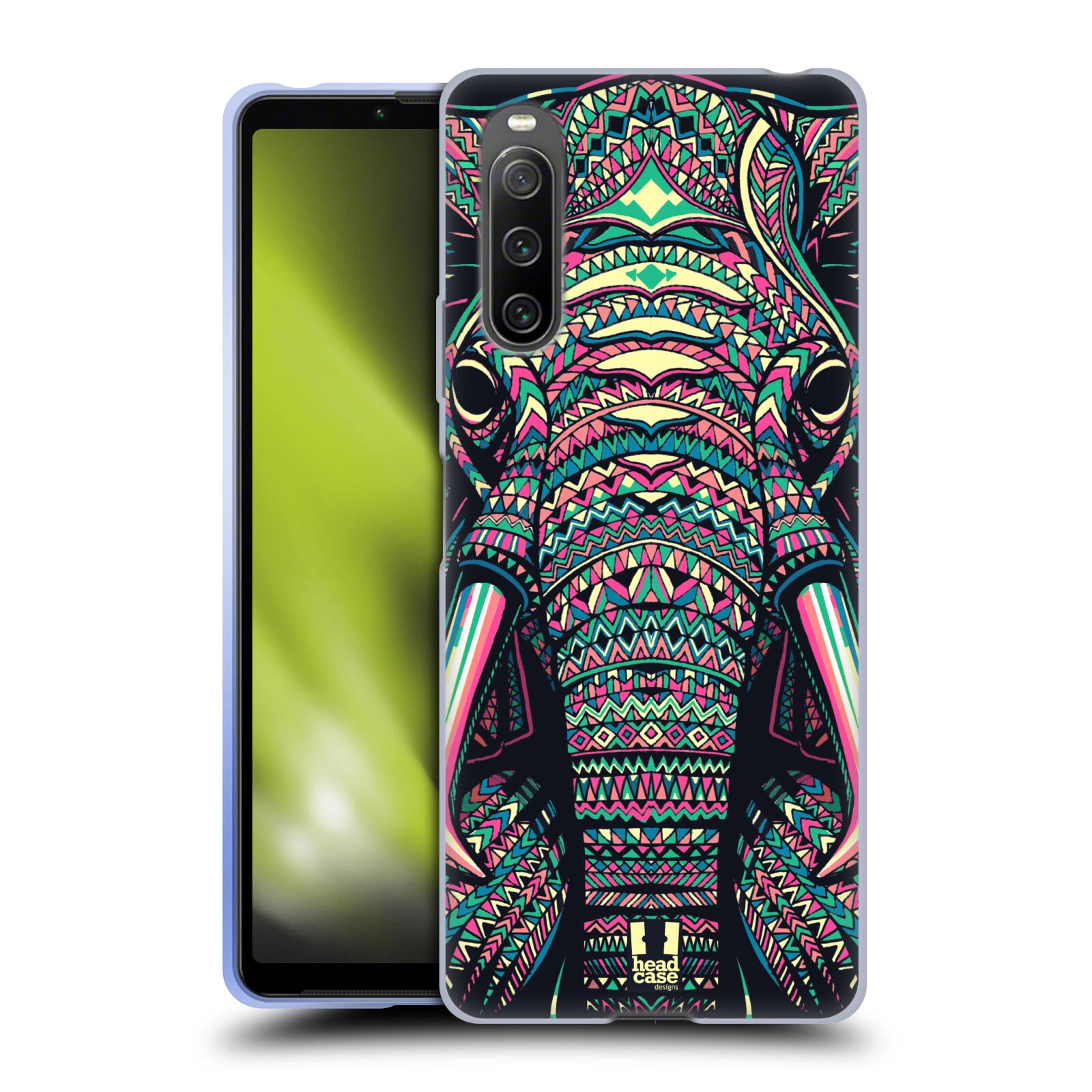 Silikonové pouzdro na mobil Sony Xperia 10 IV - Head Case - AZTEC SLON