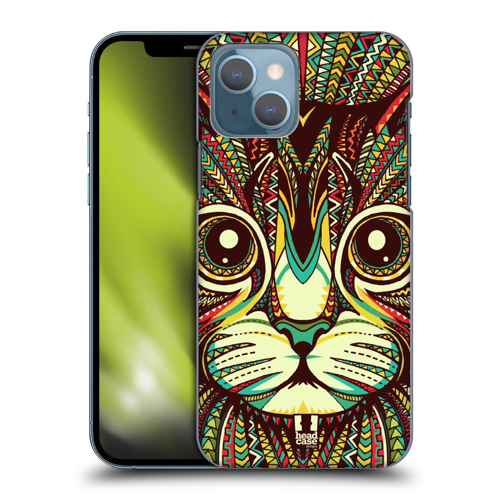 Plastové pouzdro na mobil Apple iPhone 13 - Head Case - AZTEC KOČKA